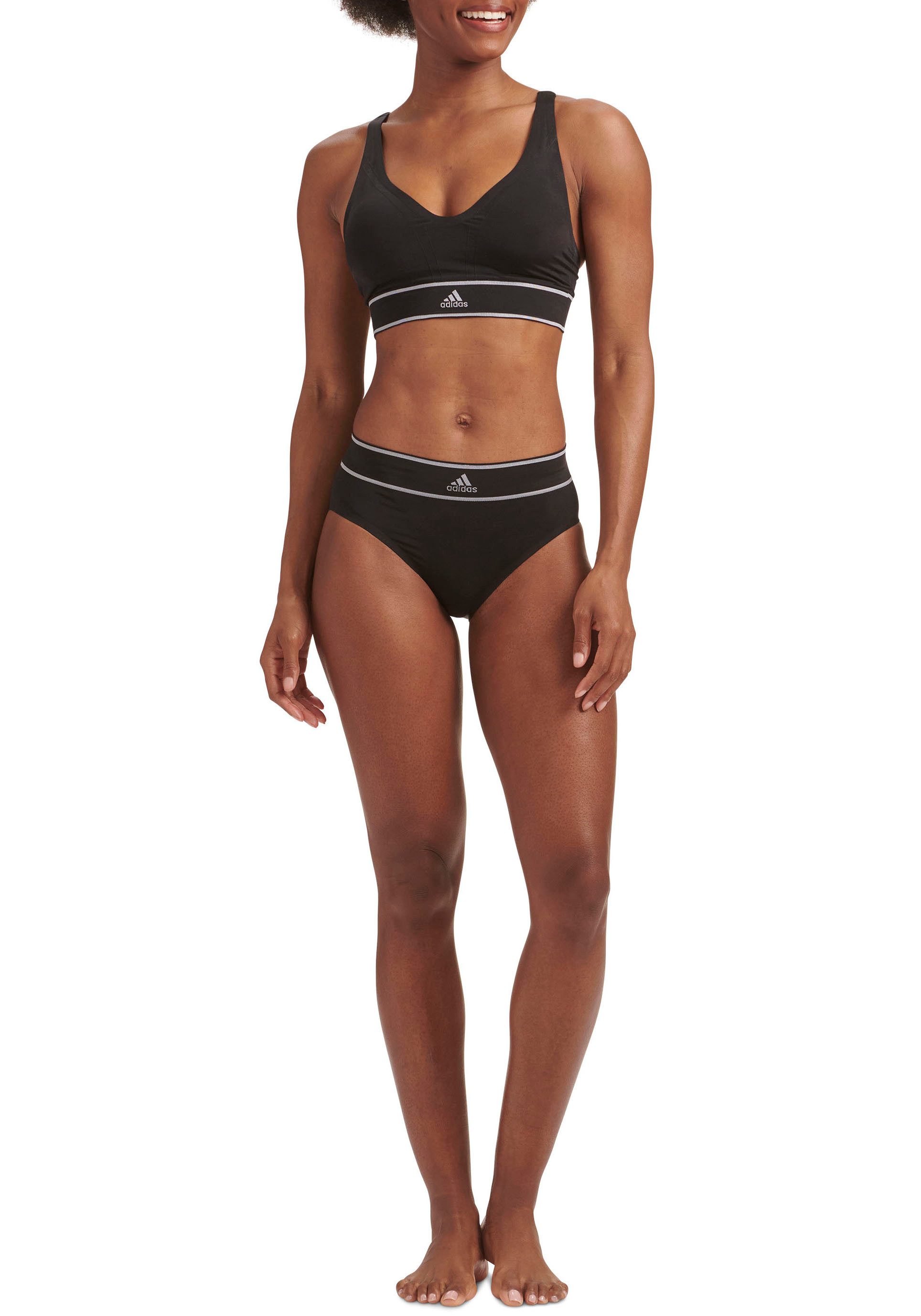 adidas Sportswear Sport-bh met brede logo-onderband