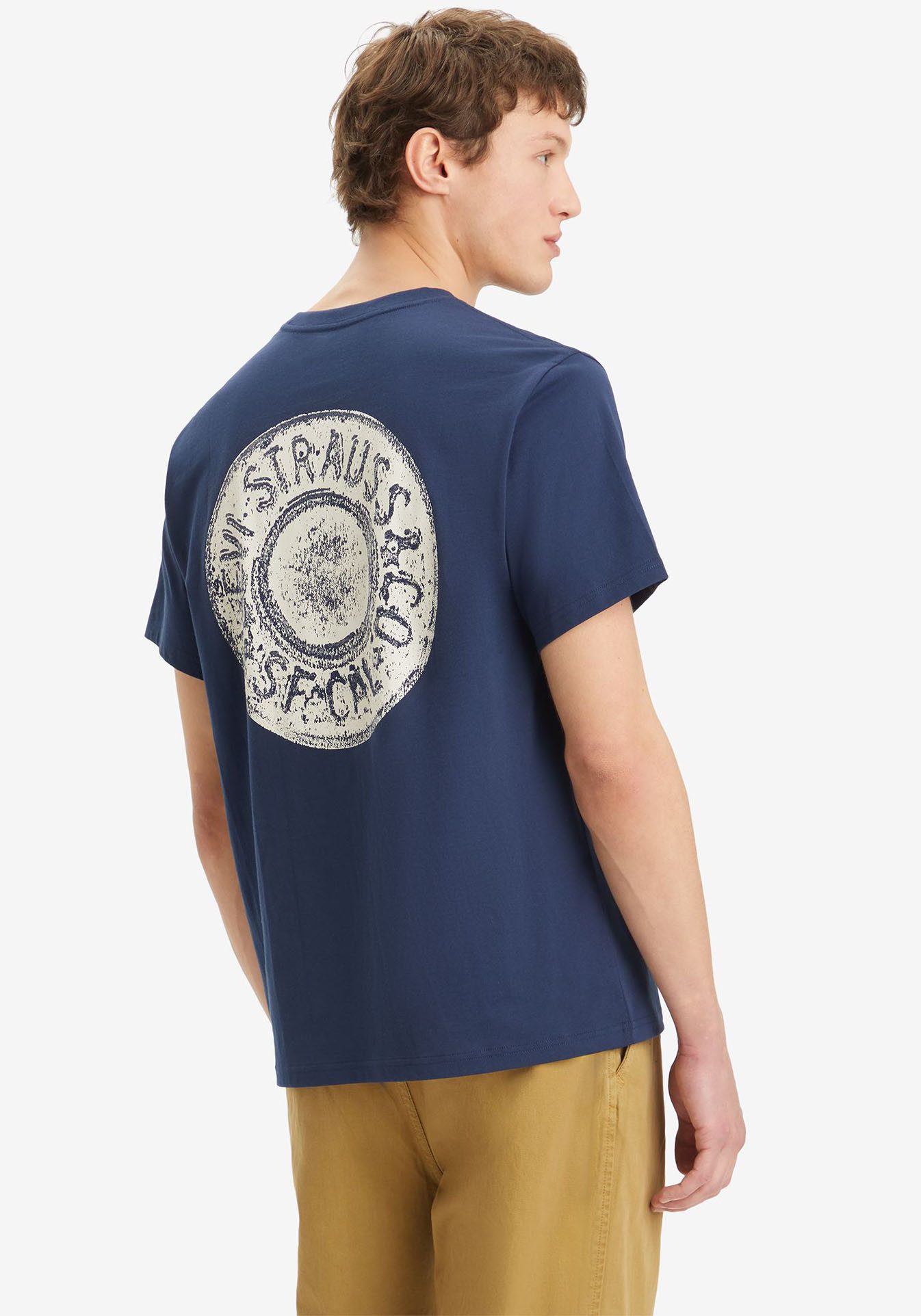 Levi's® T-shirt RELAXED FIT TEE met grote print op de rug