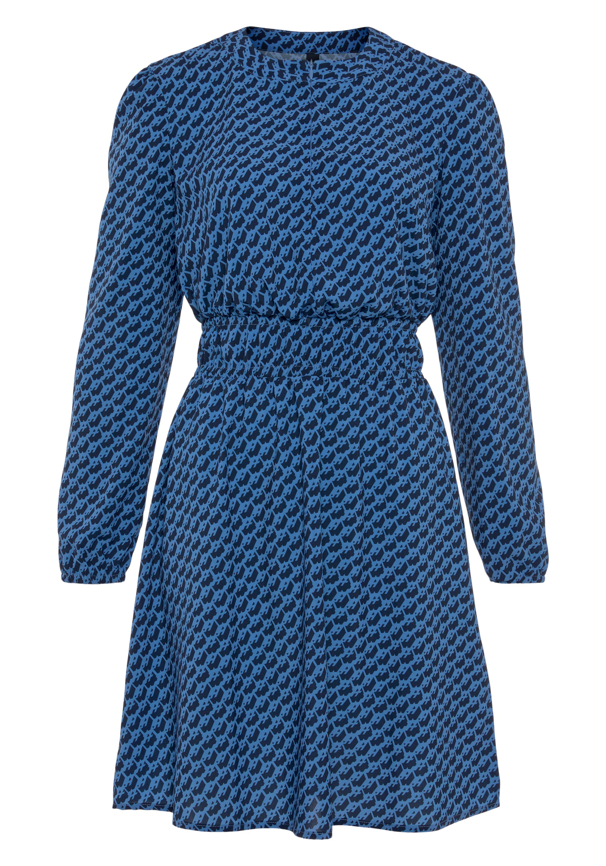 HECHTER PARIS Midi-jurk met elegante all-over print