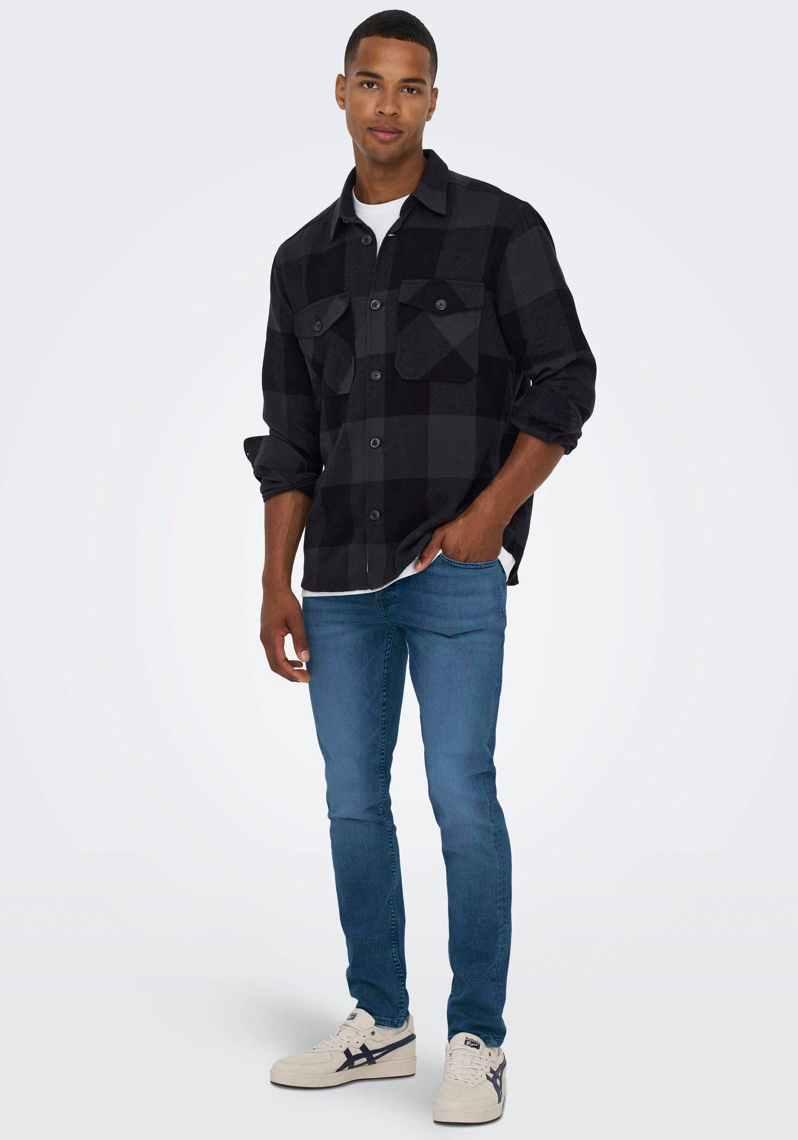 ONLY & SONS Slim fit jeans ONSLOOM SLIM D. BLUE 7777 DNM JEANS OT