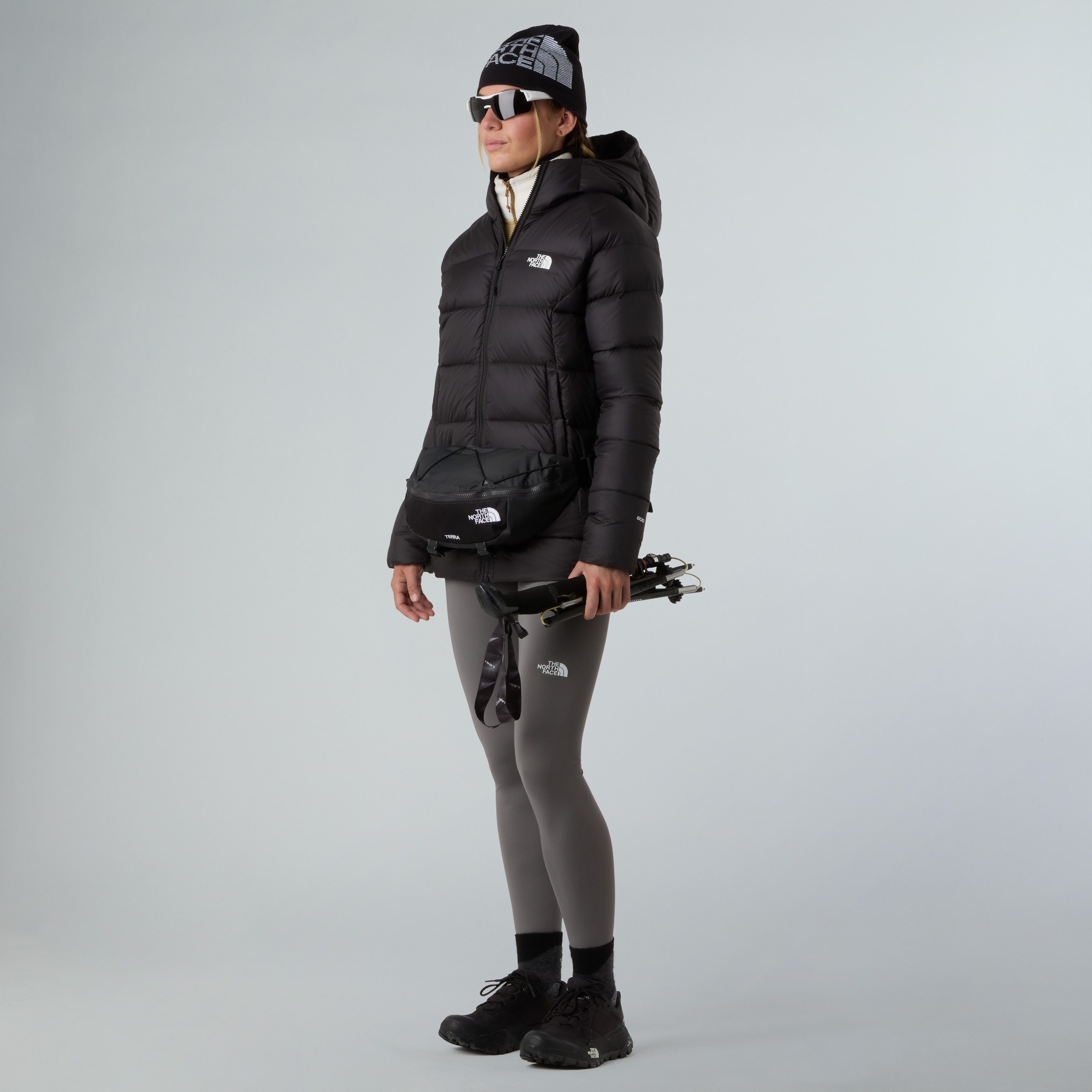 The North Face Donsjas W HYALITE DOWN PARKA Donzen vulling, lang gesneden, warm (1-delig)