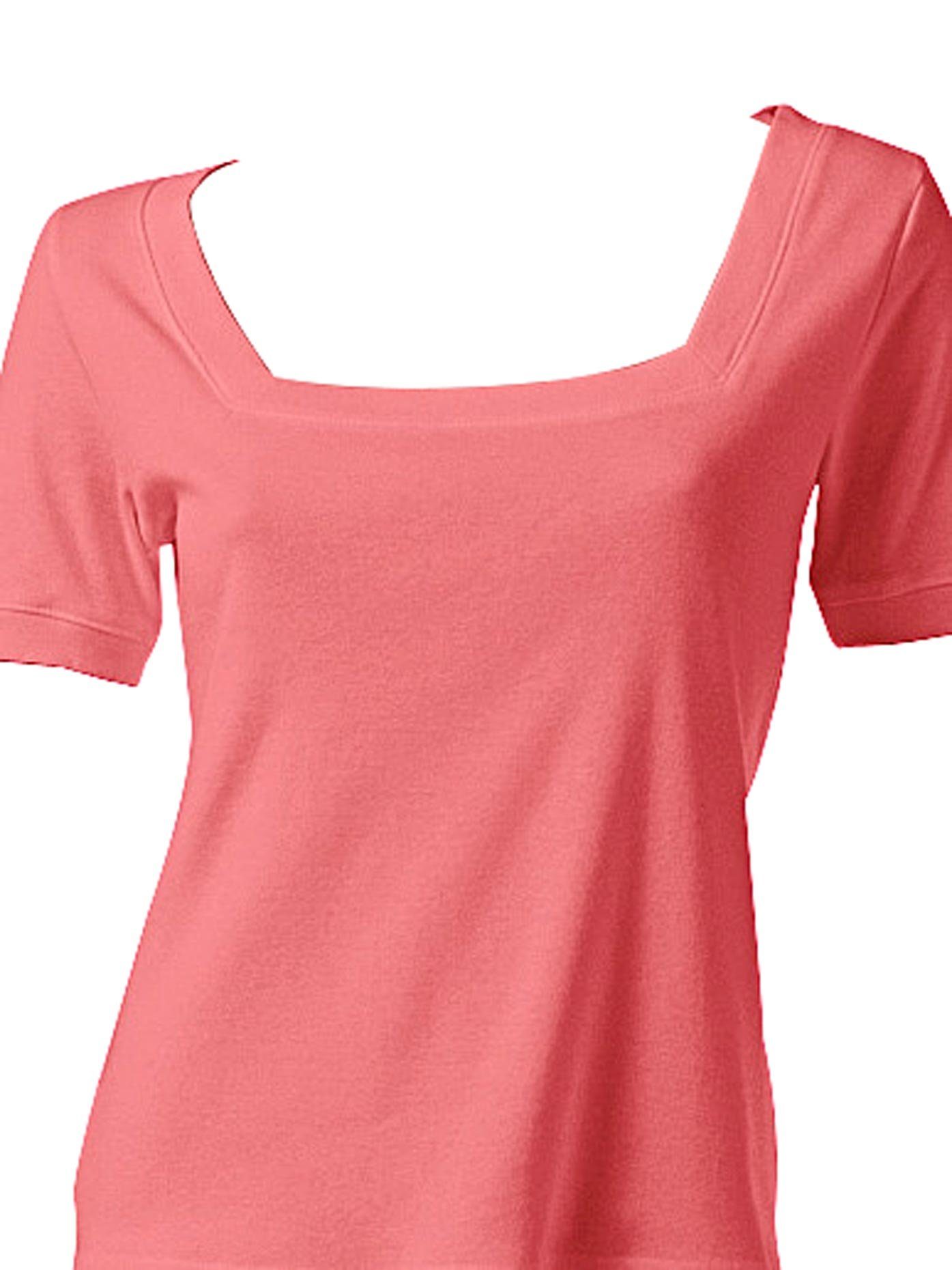 heine Shirt met korte mouwen Shirt met carréhals (1-delig)