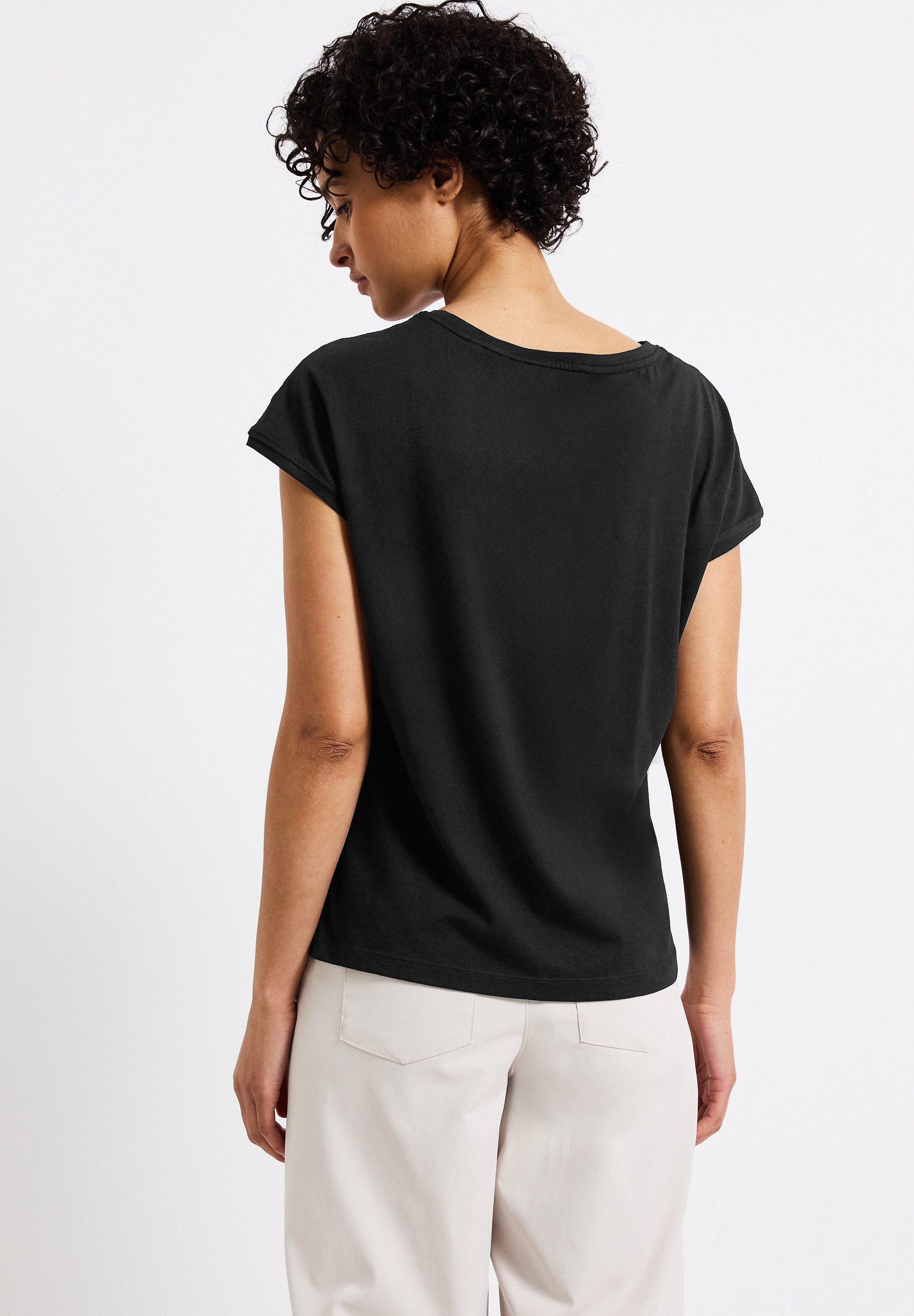 STREET ONE T-shirt met gehaakte details