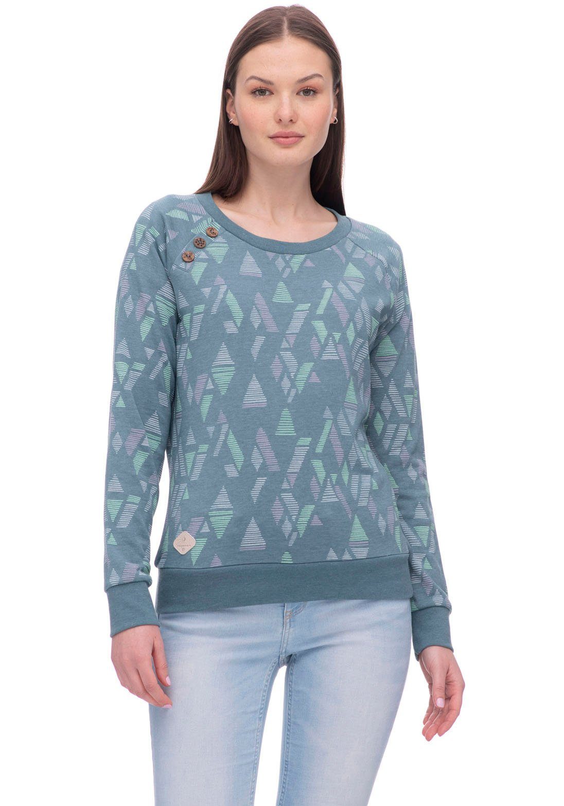 Ragwear Sweater DARRIA PRINT met print all-over