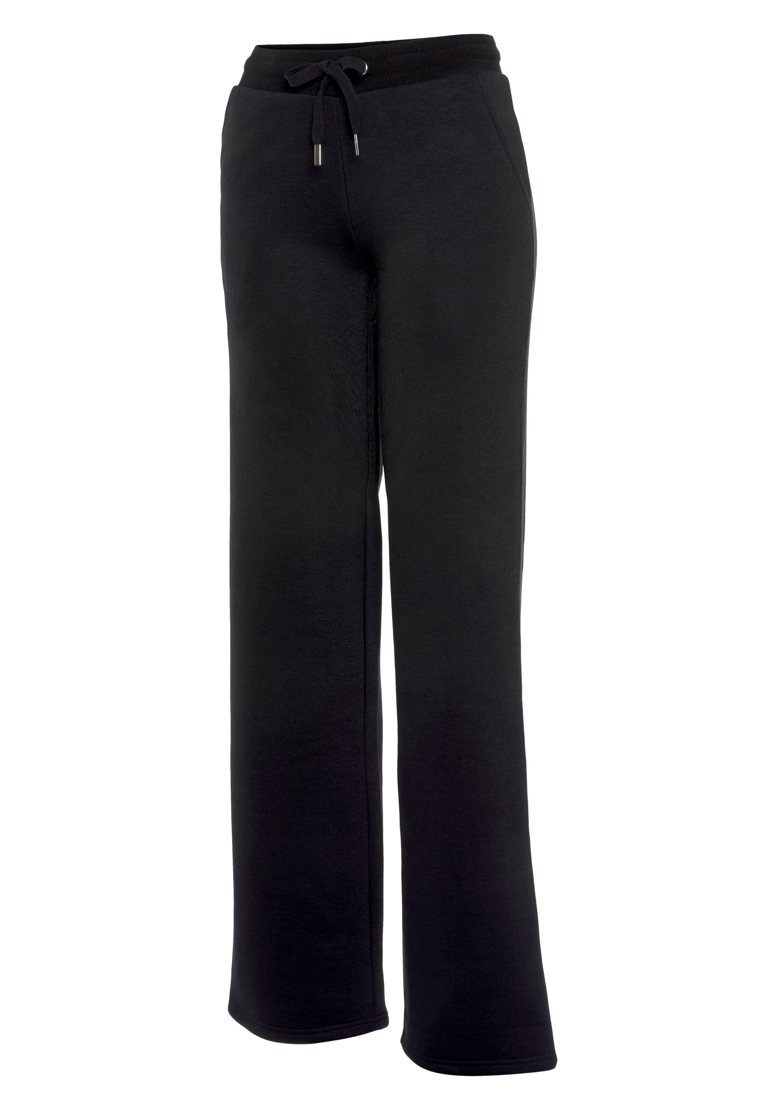 Vivance Relaxbroek -Loungebroek met brede pijpen en van ultra-zachte sweatkwaliteit, loungewear