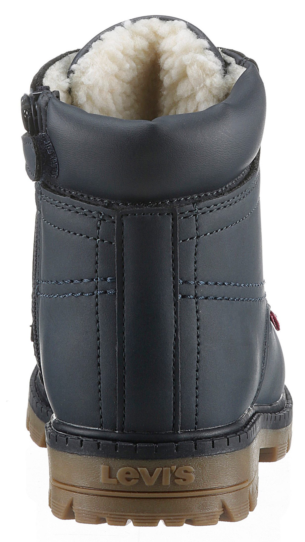 Levi's Kidswear Winterlaarzen LEVIS® NEW FORREST FUR , veterschoenen, outdoorschoen met praktische binnenrits
