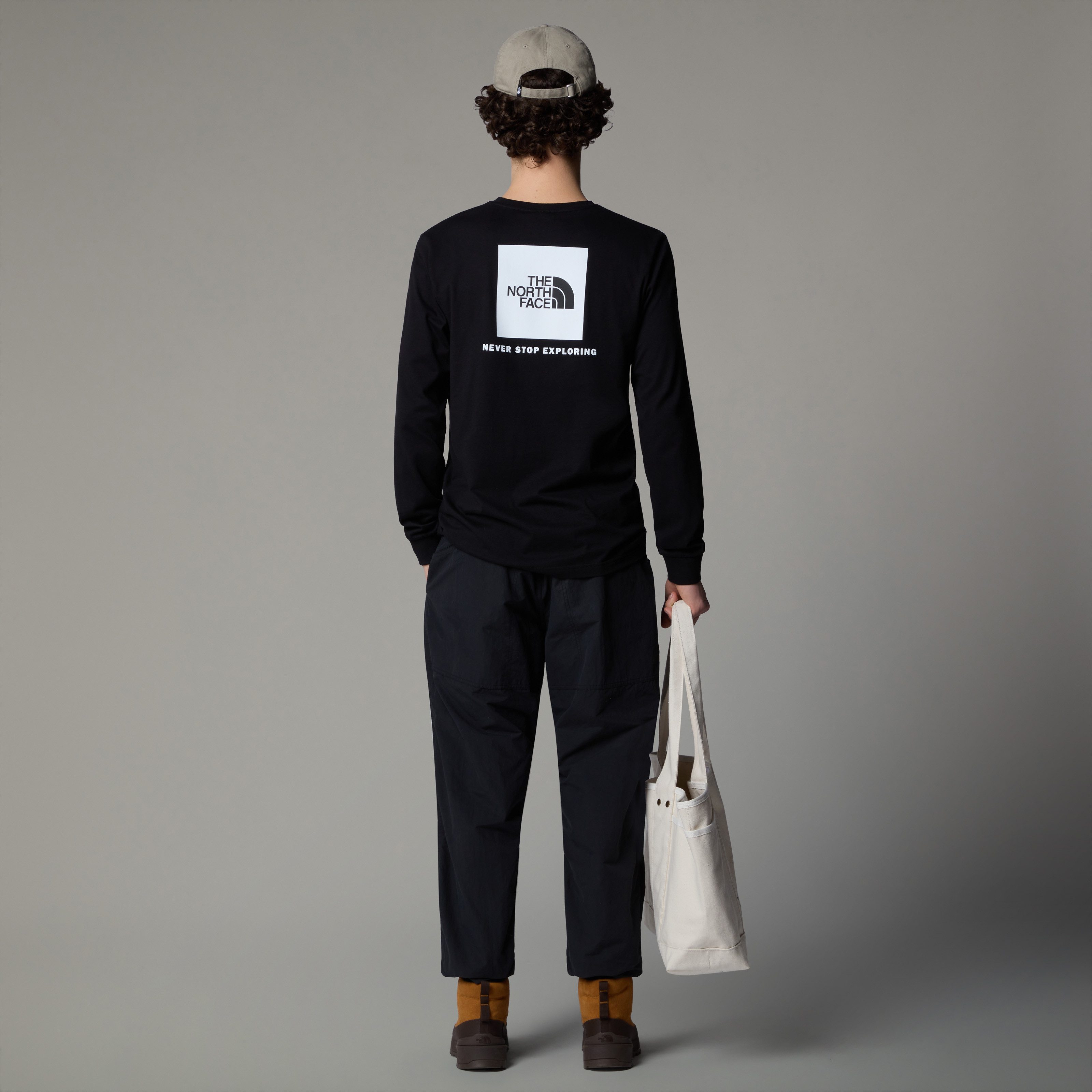 The North Face Shirt met lange mouwen NSE Box langarmshirt voor heren (1-delig)