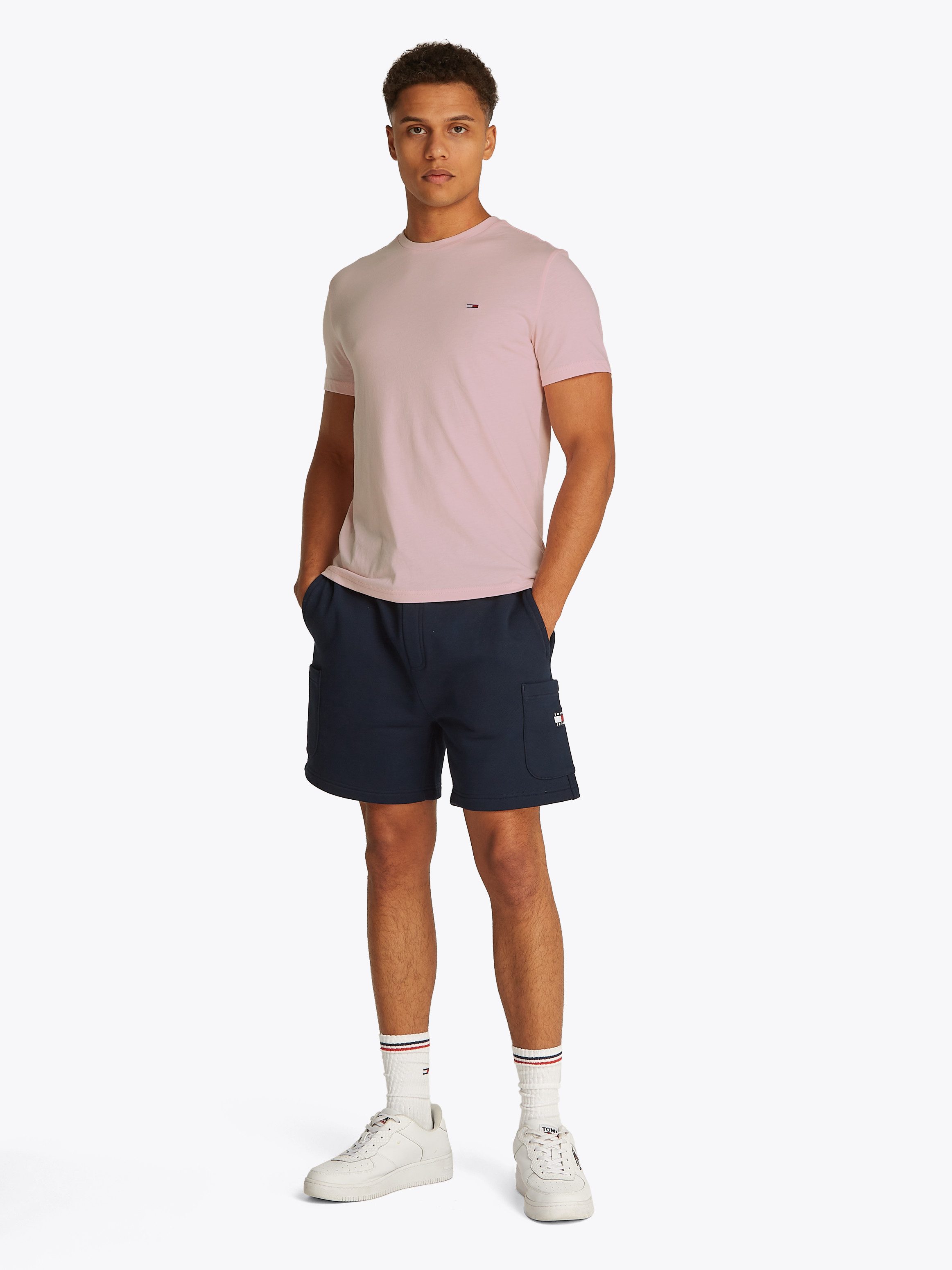 TOMMY JEANS T-shirt TJM XSLIM JASPE HTR TEE EXT