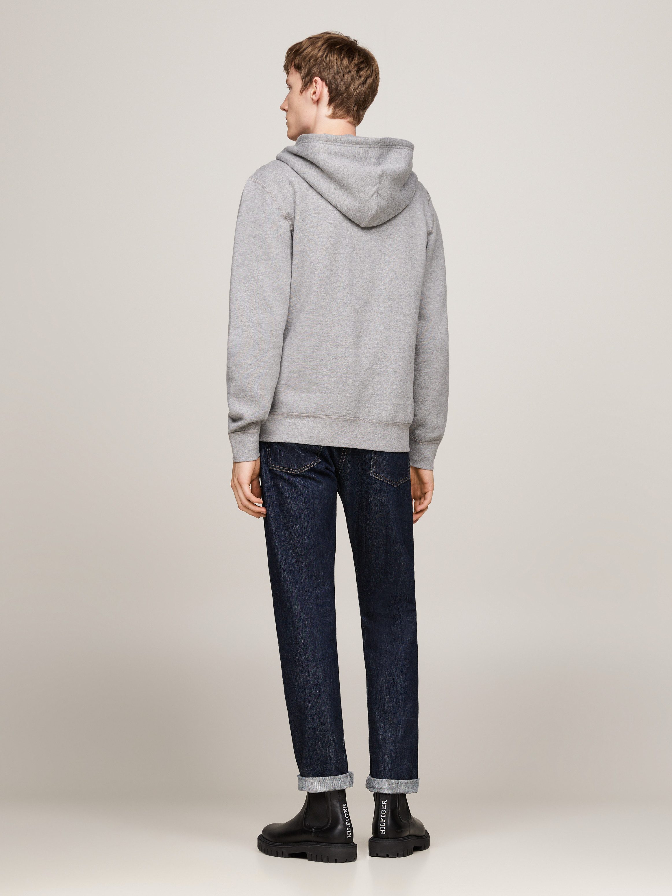Tommy Hilfiger Capuchonsweatvest ESSENTIAL FLEECE ZIP THROUGH