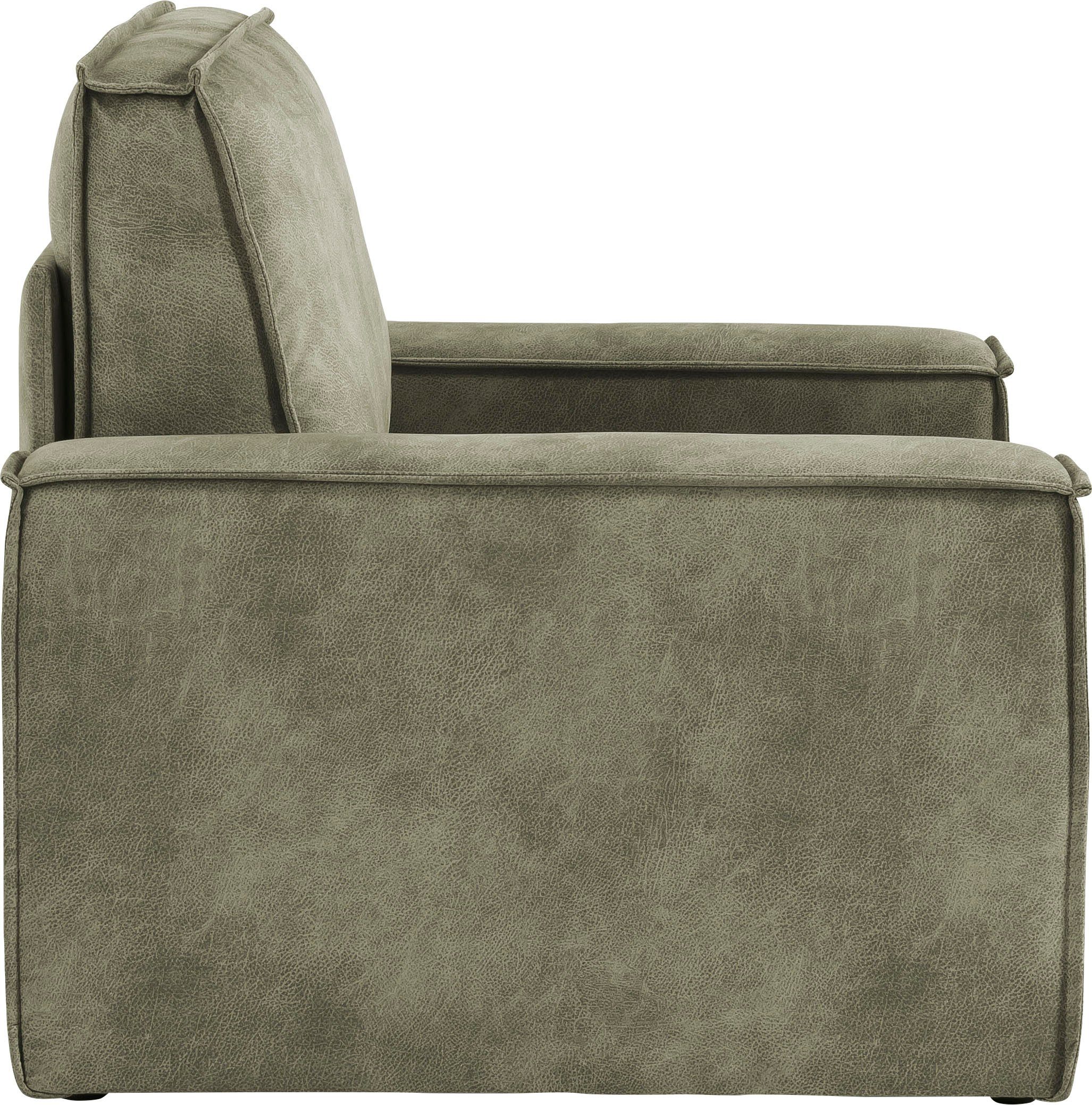 Home affaire Fauteuil SHERWOOD, Love-Seat beschikbaar in 3 stofsoorten