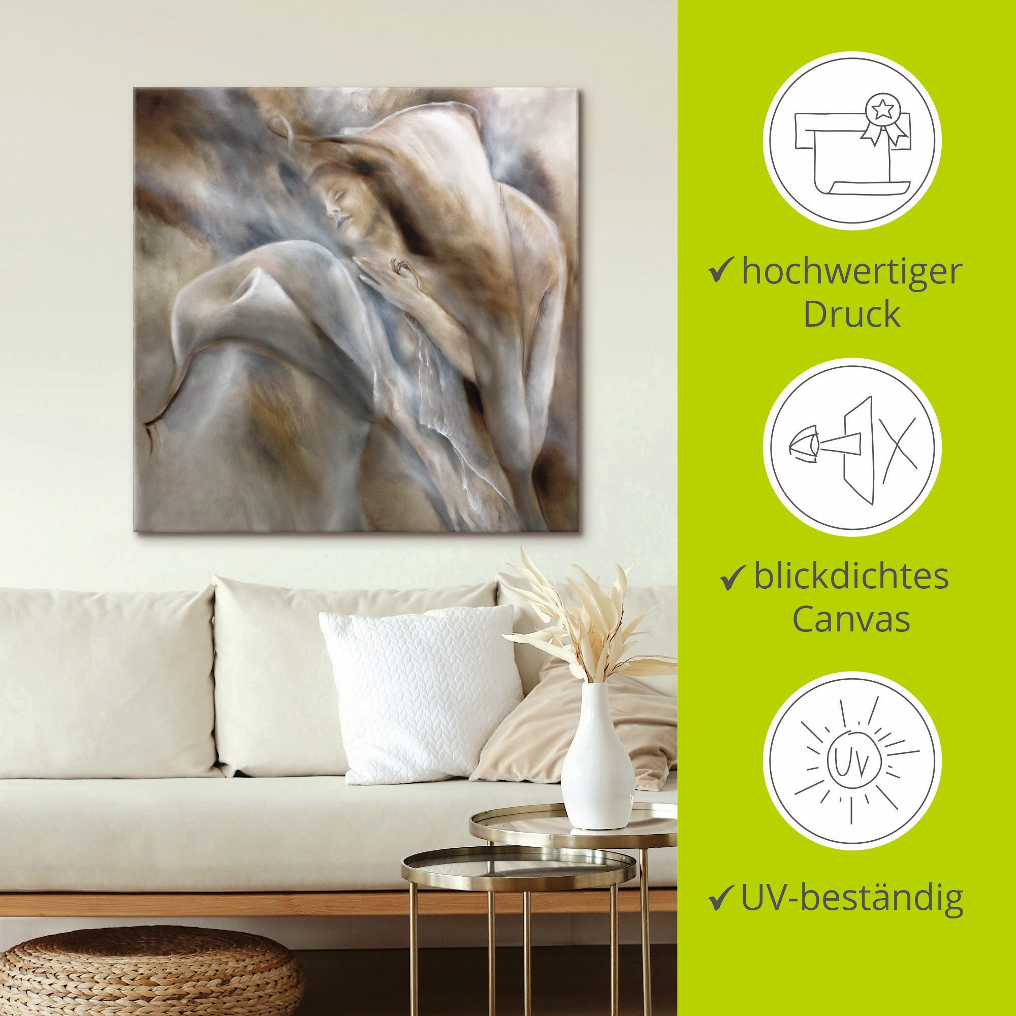 Artland Artprint op linnen Overgave gespannen op een spieraam