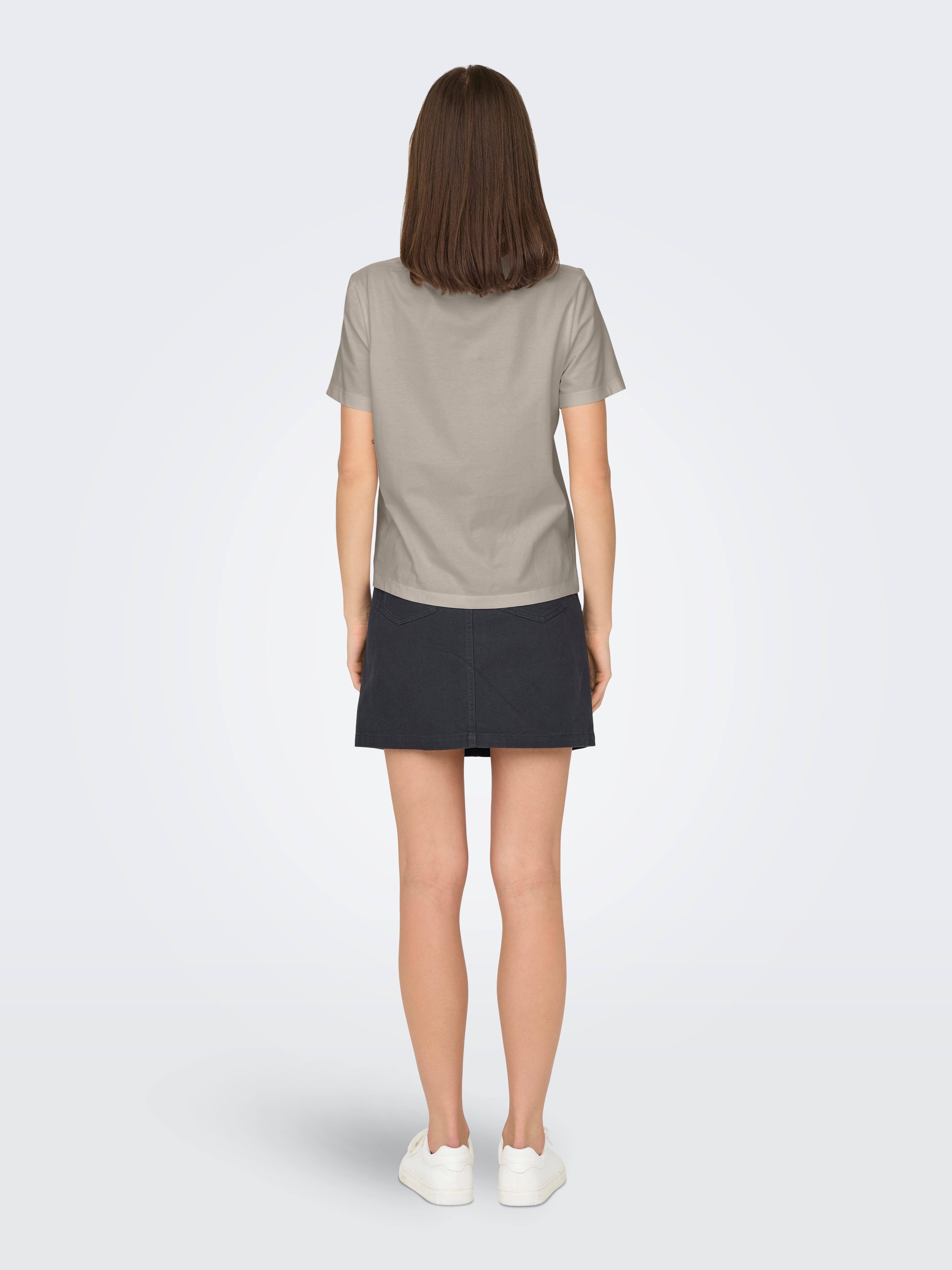 JDY Shirt met korte mouwen JDYSELMA S/S CROCHET POCKET TOP JRS NOOS
