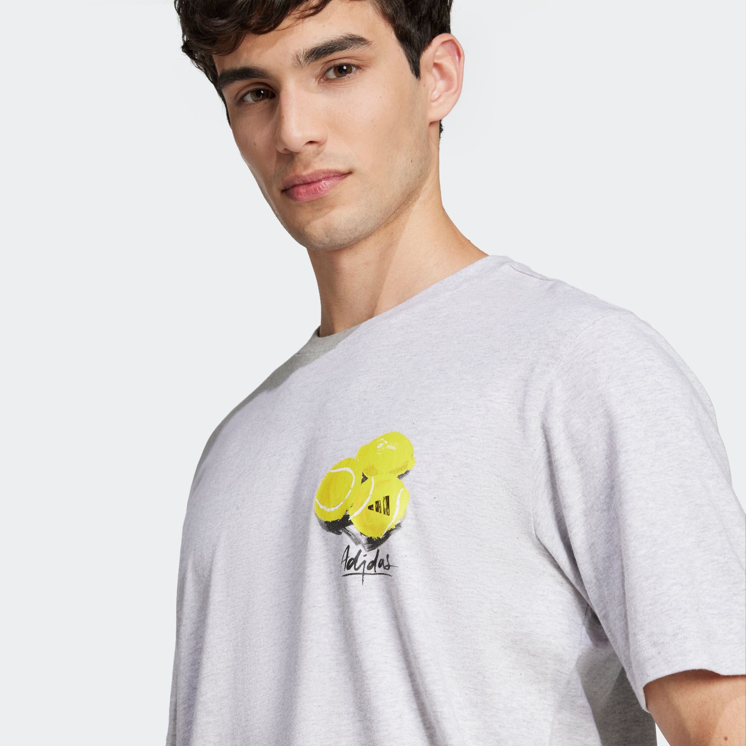 adidas Sportswear T-shirt M L SL LEMON T
