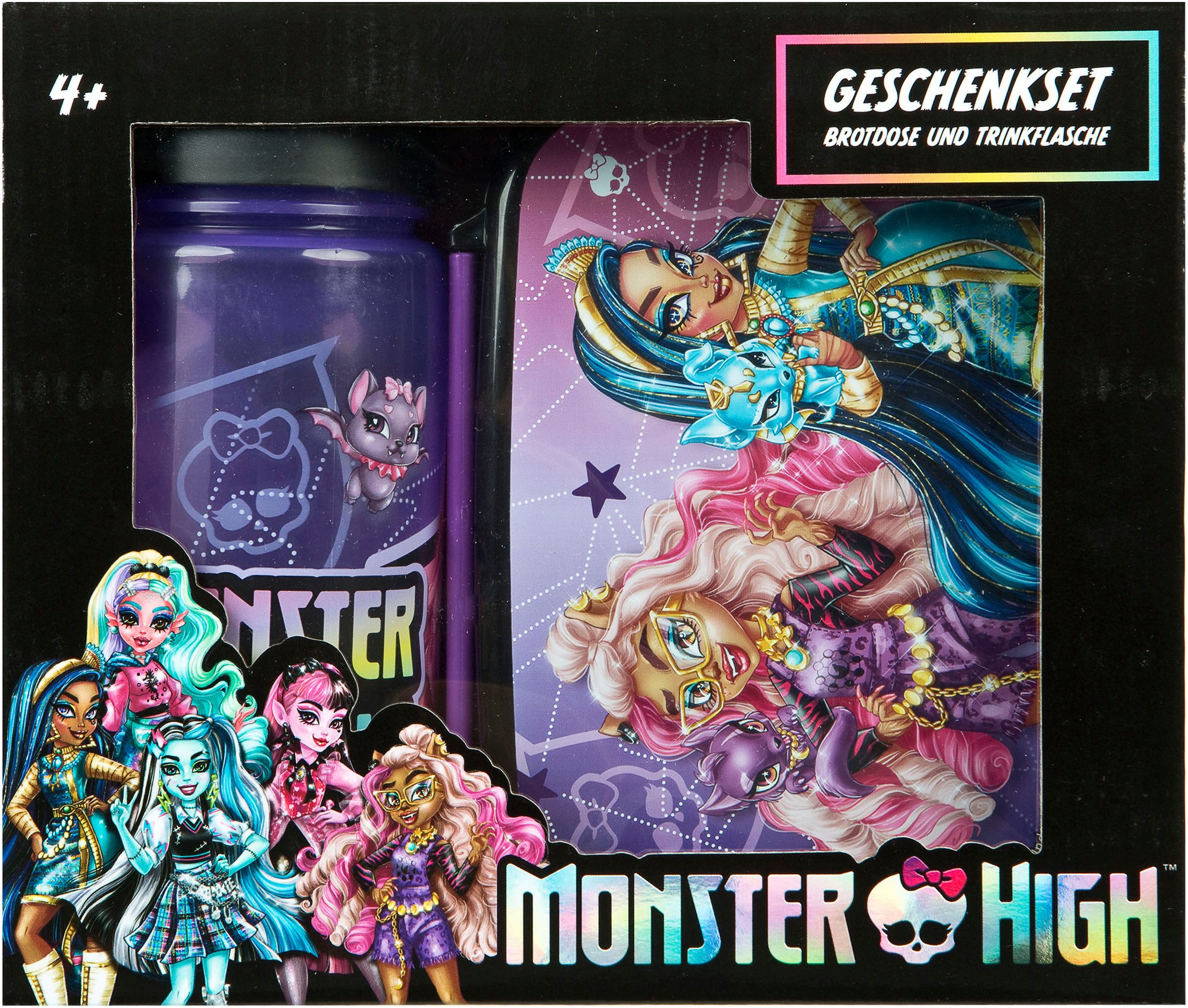 Scooli Lunchbox Monster High met waterfles (set, 2-delig)