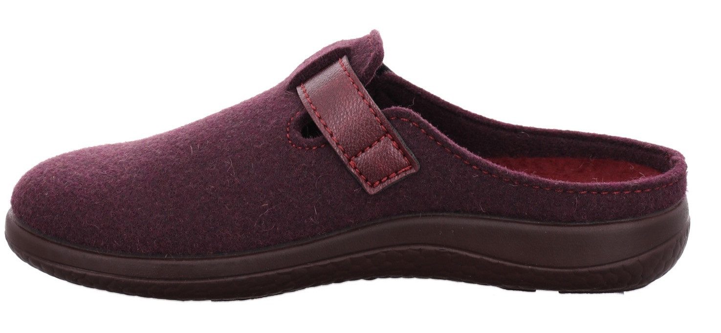 Rohde Pantoffels Bari pantoffel, klomp met klittenbandriem, in comfortbreedte g