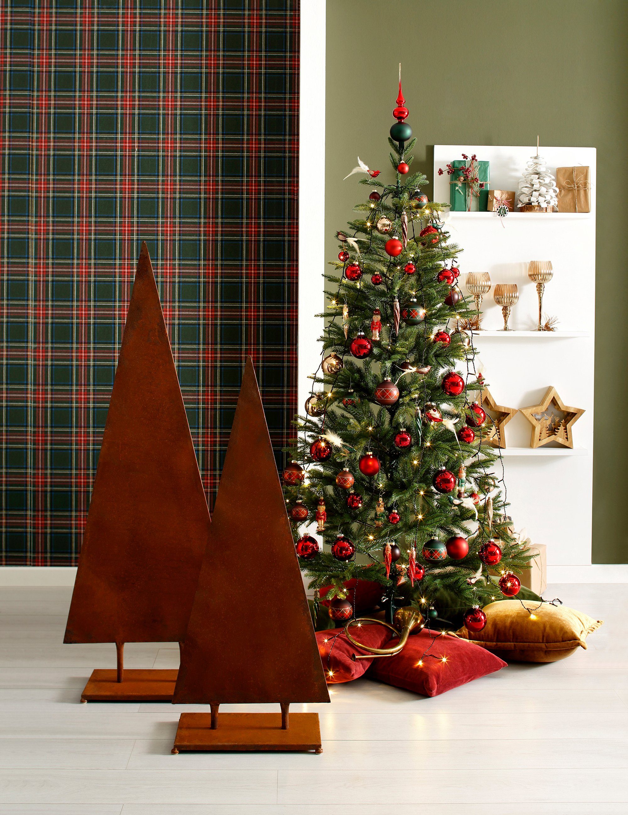 Myflair Möbel & Accessoires Kunstkerstboom Kerstversiering, green, kunstkerstboom, dennenboom