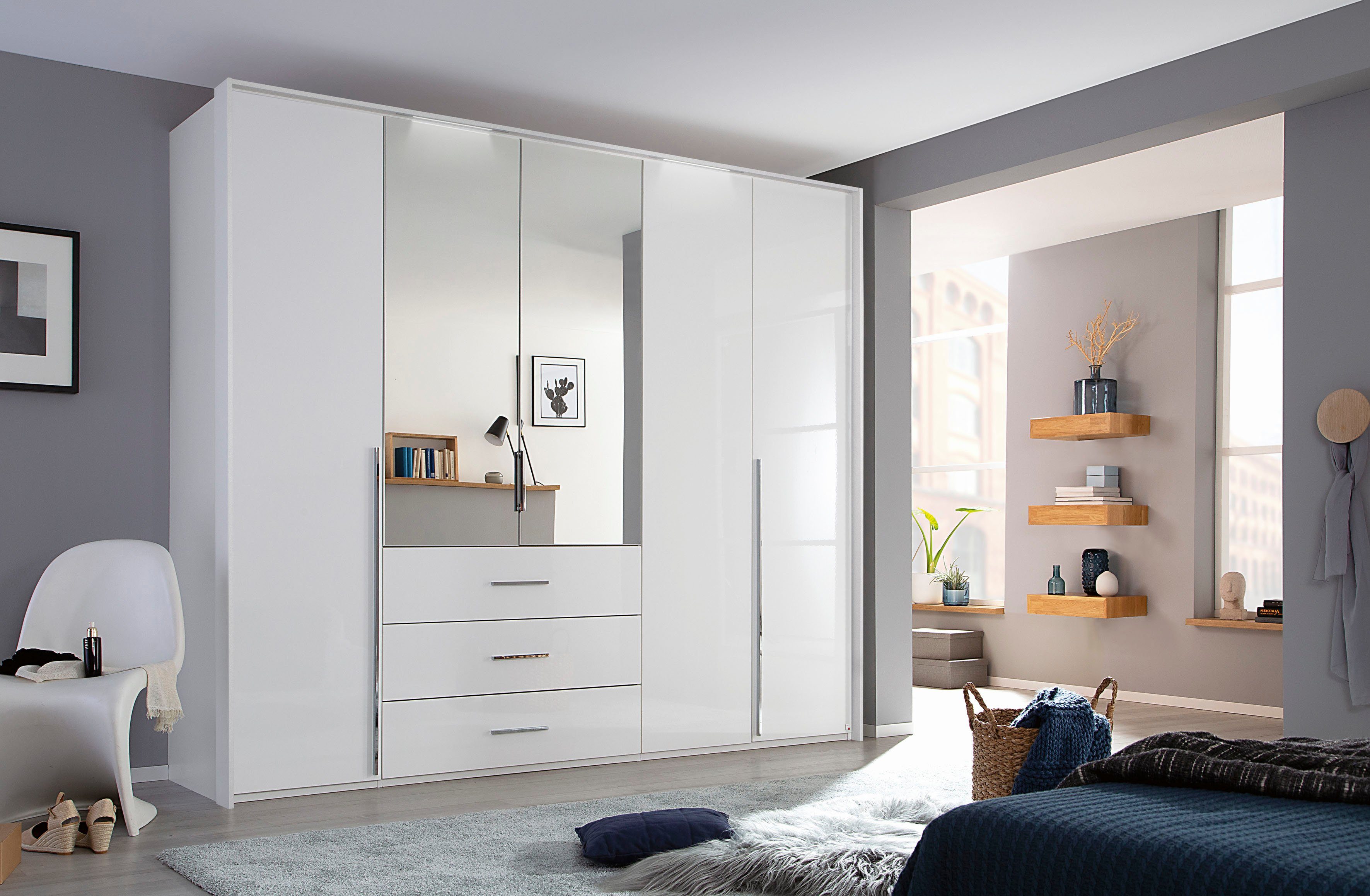 rauch Draaideurkast Montclar Passe-partout optioneel met verlichting, inclusief wasindeling