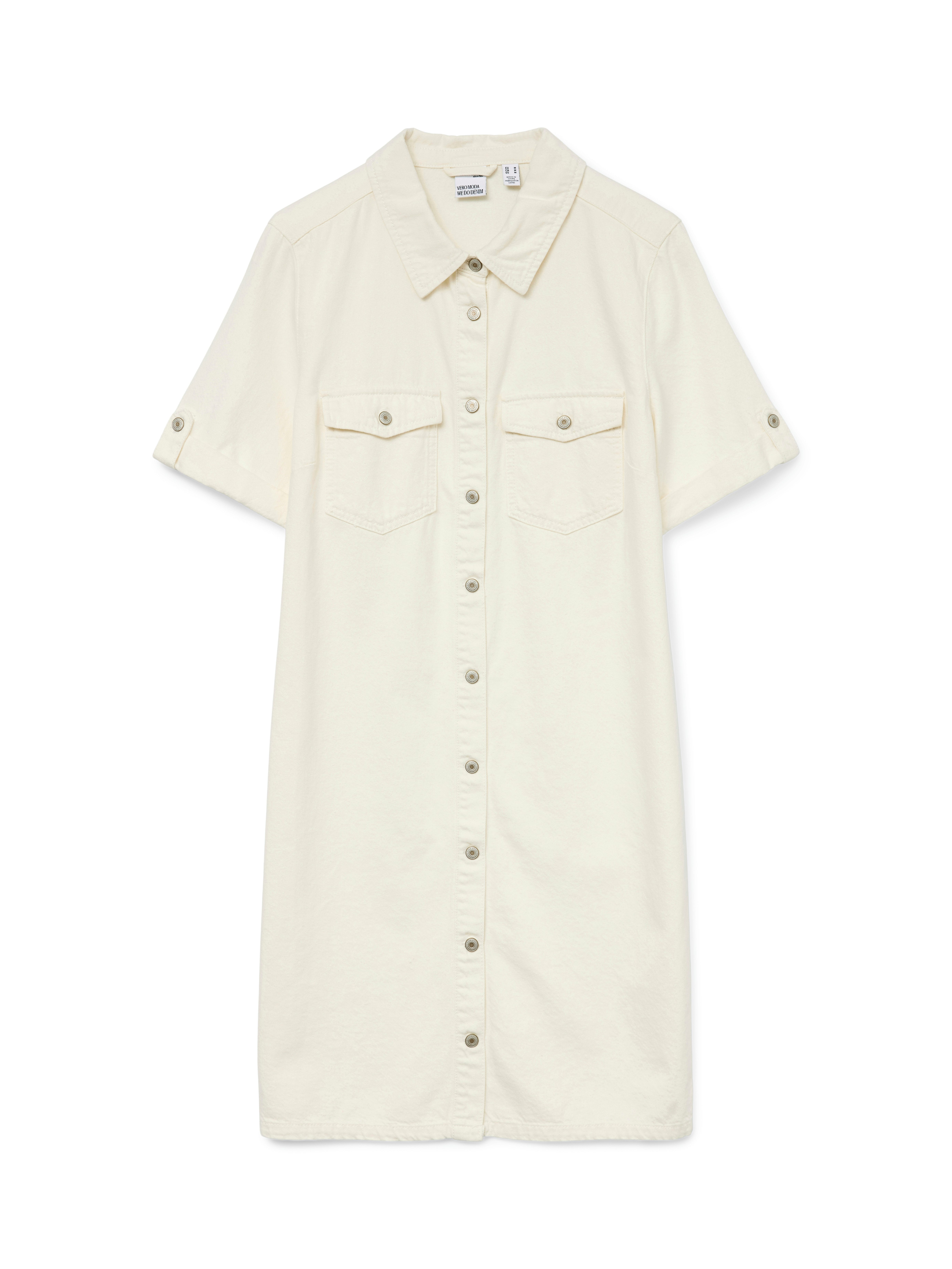 Vero Moda Jeans jurk VMJENNIE SS SHORT DENIM DRESS NOOS