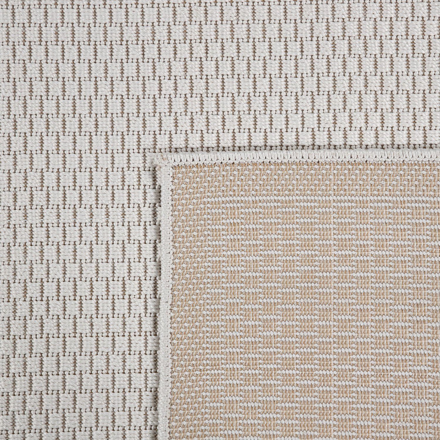 Paco Home Vloerkleed Timber 125 Platweefsel, sisal look, ook als loper, geschikt voor binnen en buiten