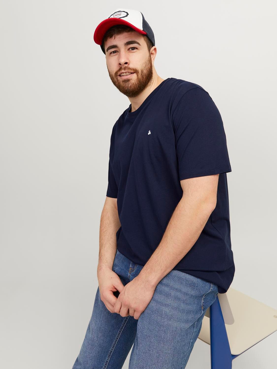 Jack & Jones PlusSize T-shirt JJEPAULOS TEE SS CREW NECK NOOS PLS