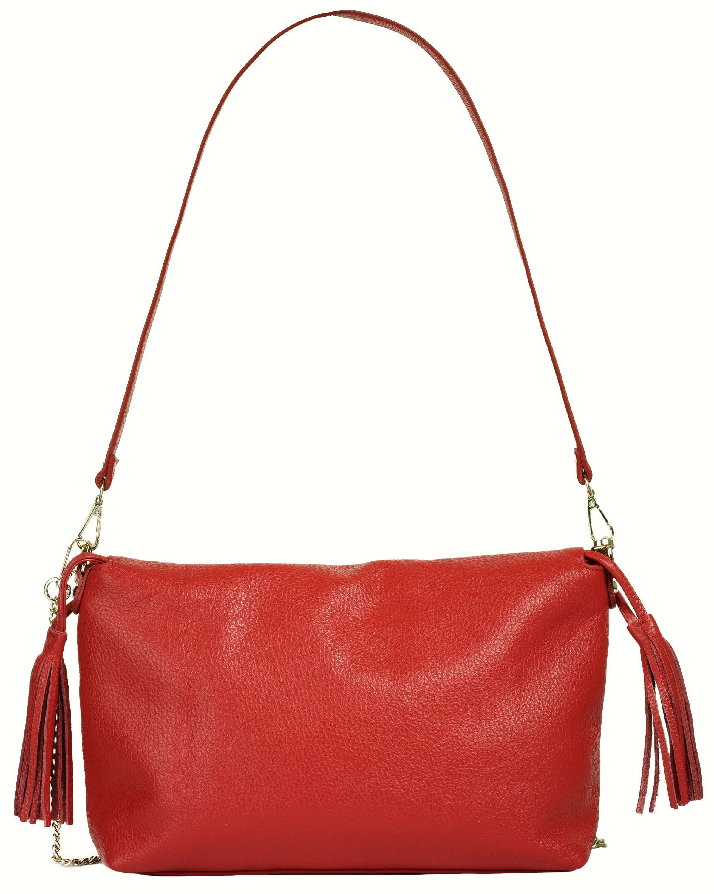 Samantha Look Schoudertas echt leer, made in italy