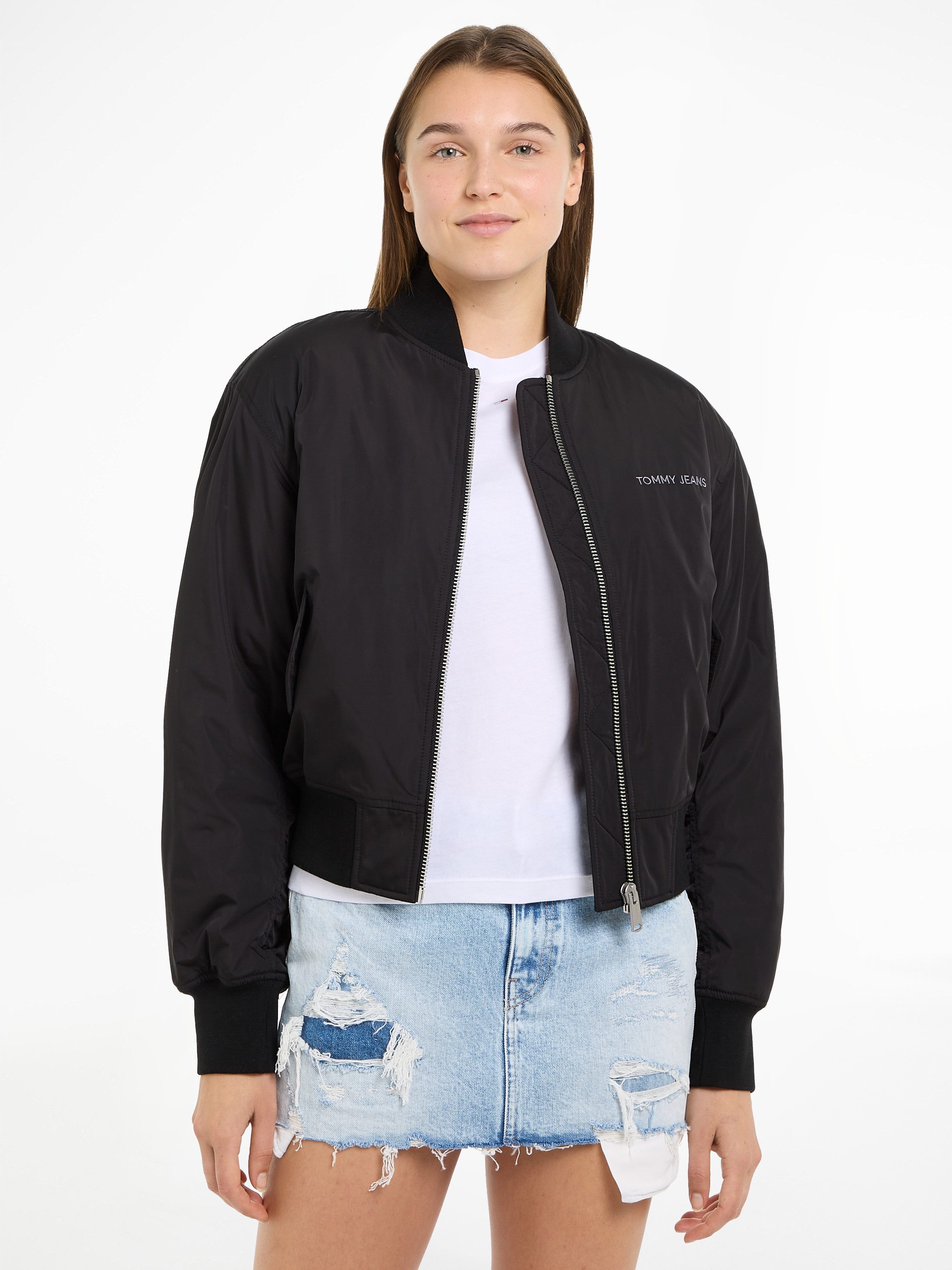 TOMMY JEANS Bomberjack met tommy jeans-merklabel