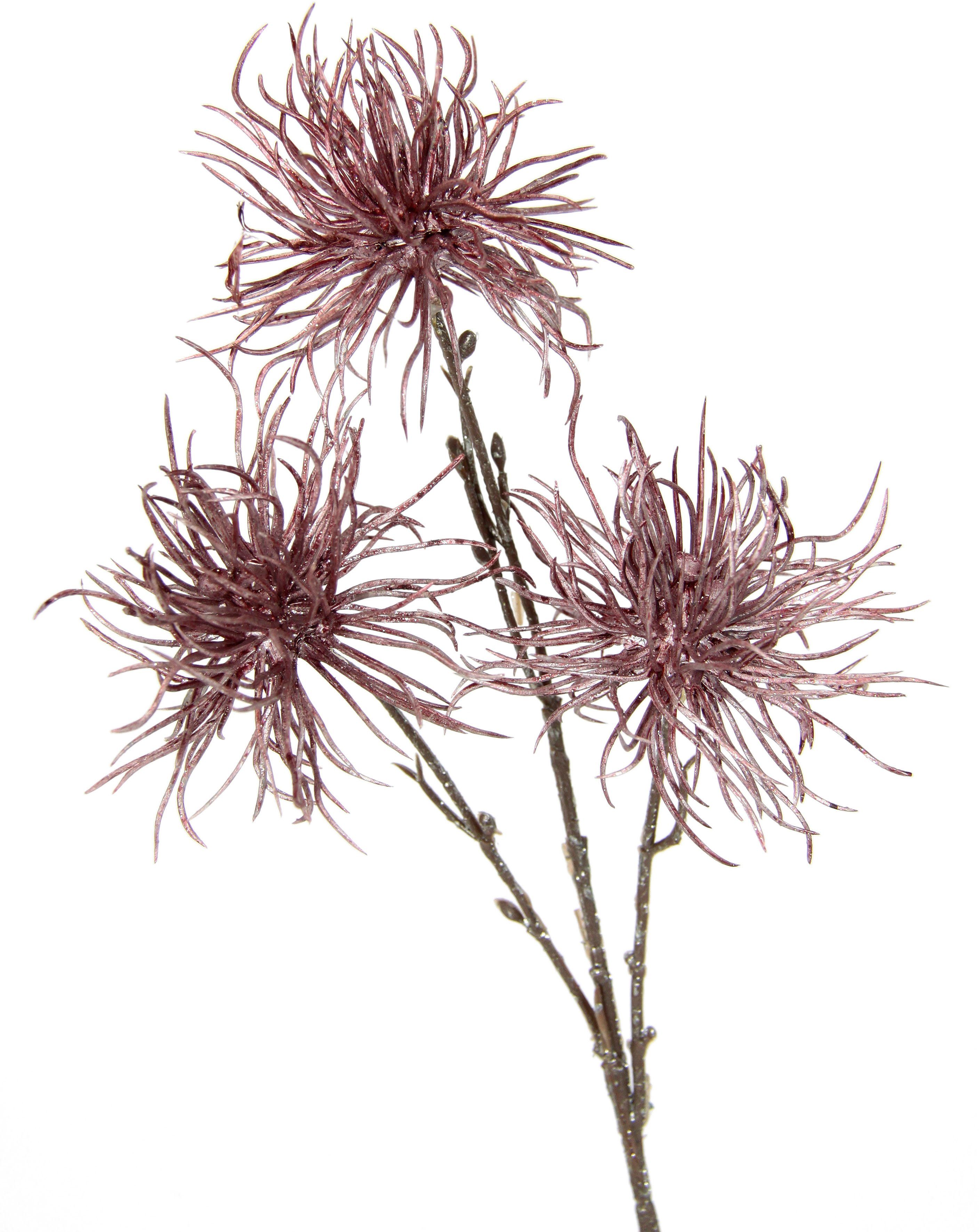 I.GE.A. Kunstbloem Distel Metallic-disteltak, kunsttakken(5 stuks)