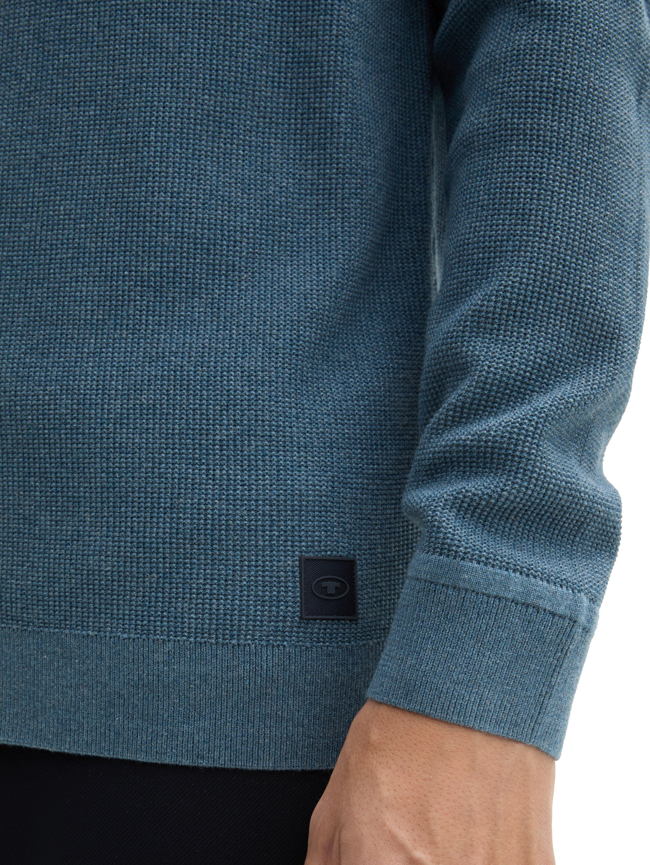 Tom Tailor Vest met geborduurd logo