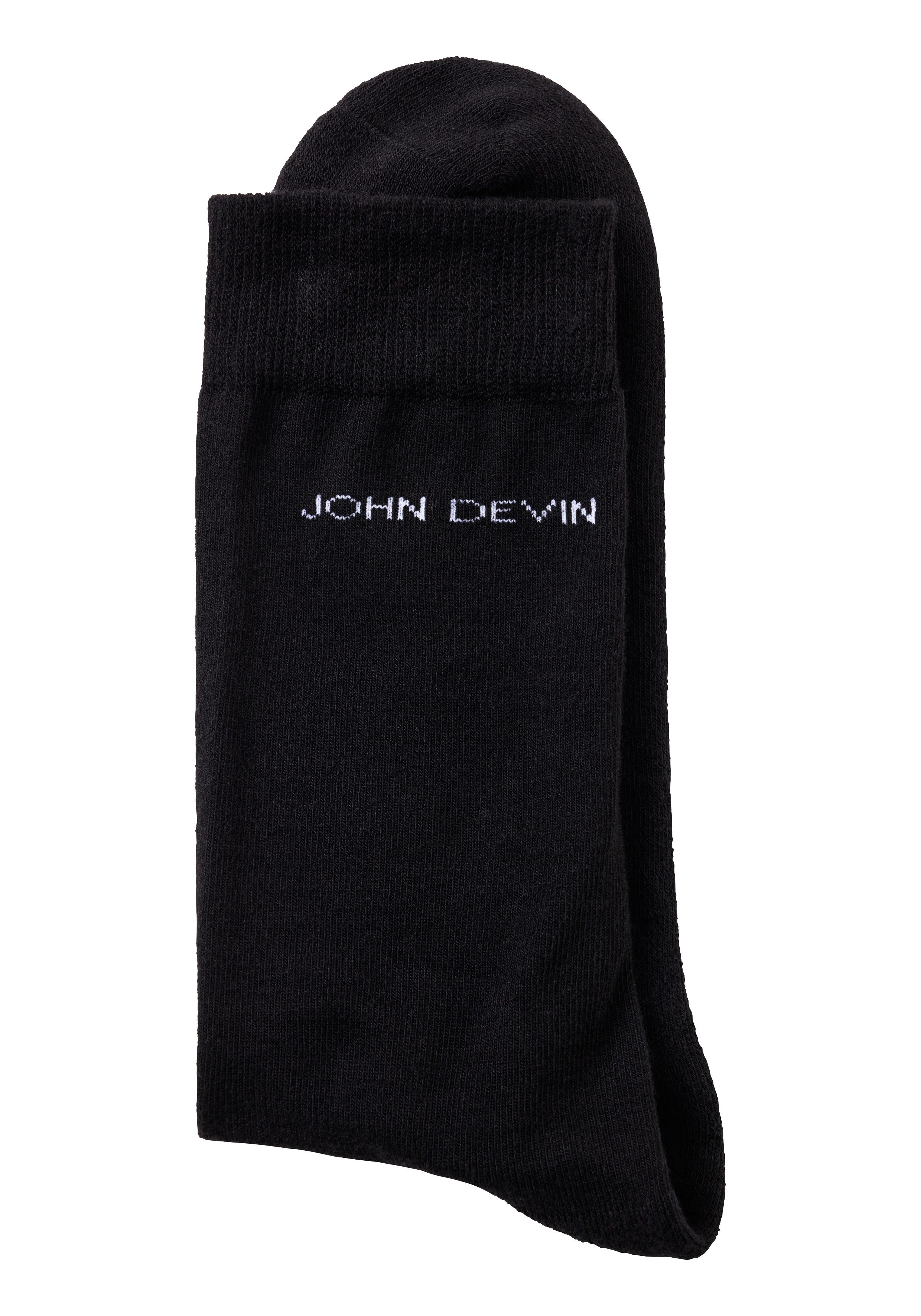 John Devin Basic sokken voor elke dag (set, 7 paar)
