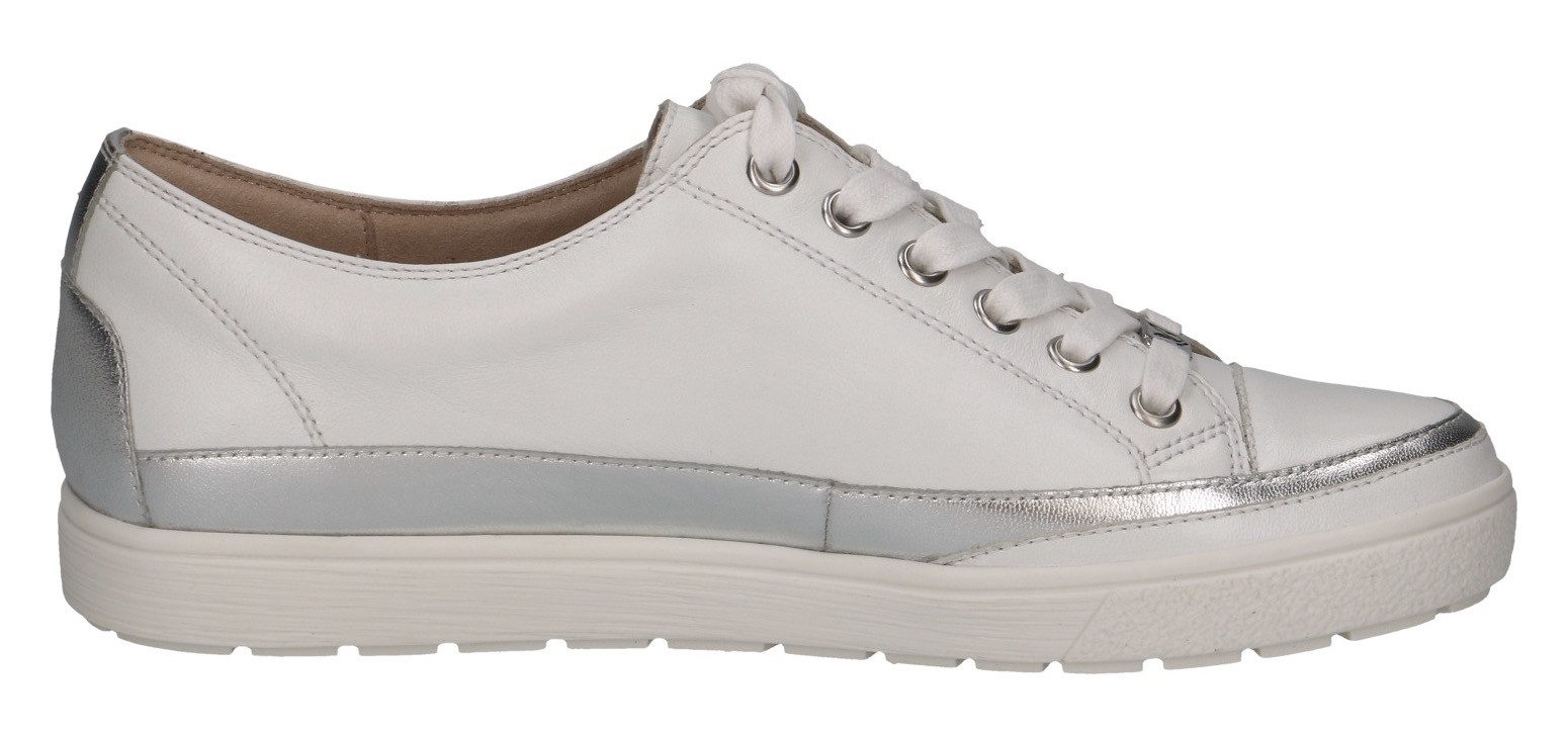 Caprice Plateausneakers vrijetijdsschoen, lage schoen, veterschoen met gepolsterde schacht