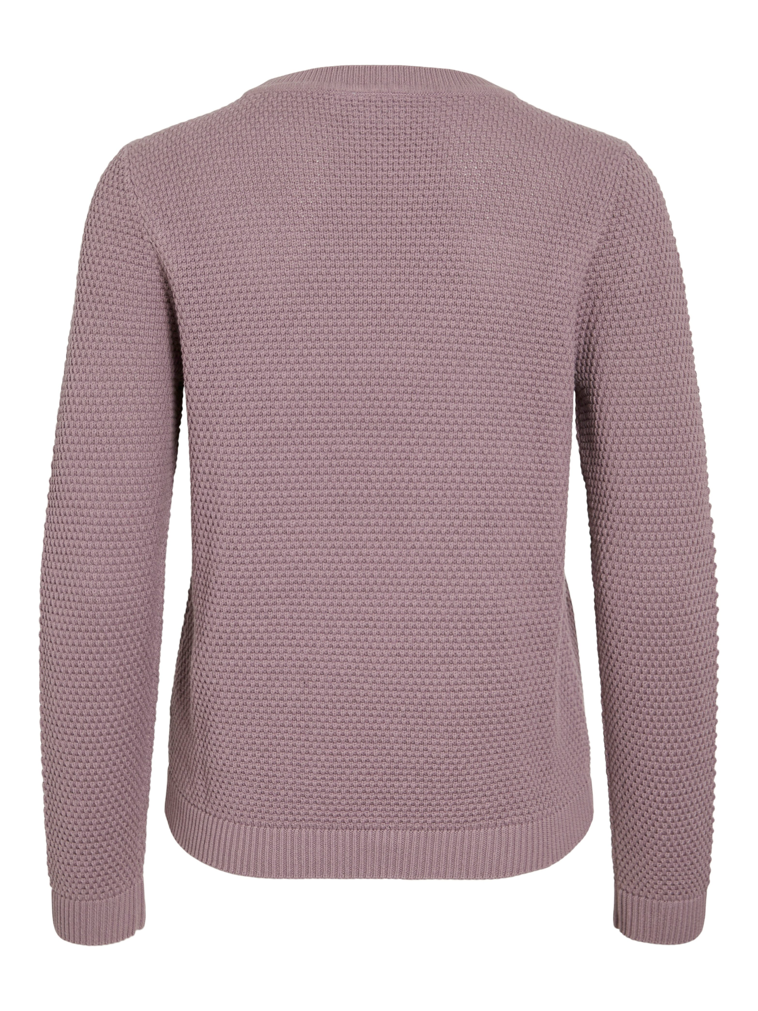 Vila Trui met ronde hals VIDALO O-NECK L/S KNIT TOP- NOOS