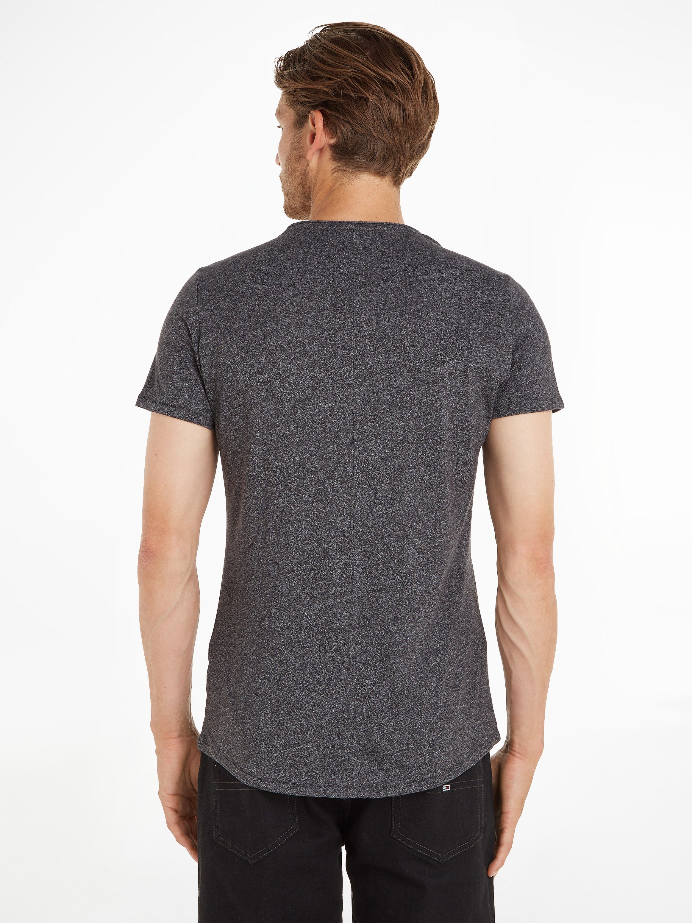 TOMMY JEANS T-shirt TJM SLIM JASPE C NECK Classics slim fit met merklabel