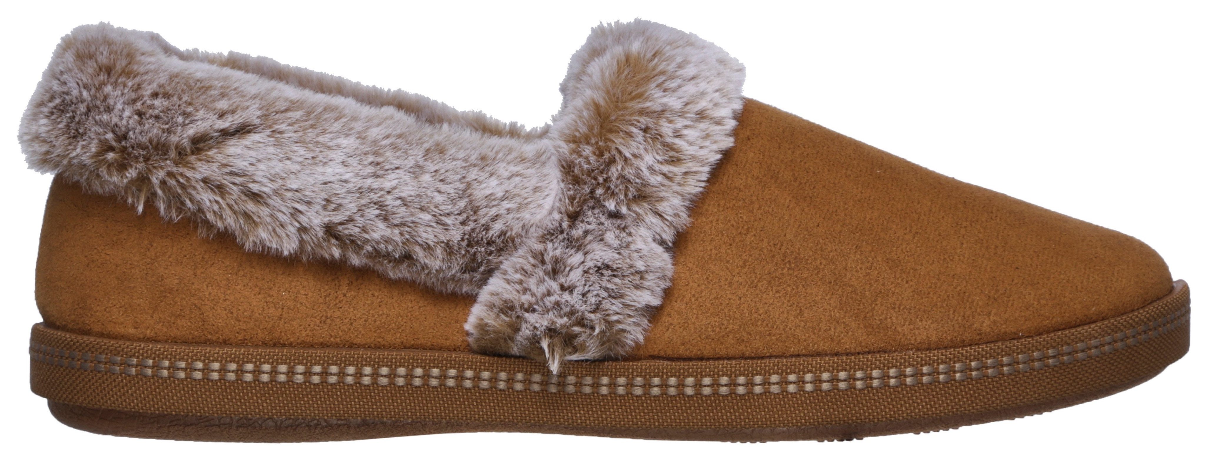 Skechers Pantoffels COZY CAMPFIRE TEAM TOAST Huisschoen met memory foam-inrichting