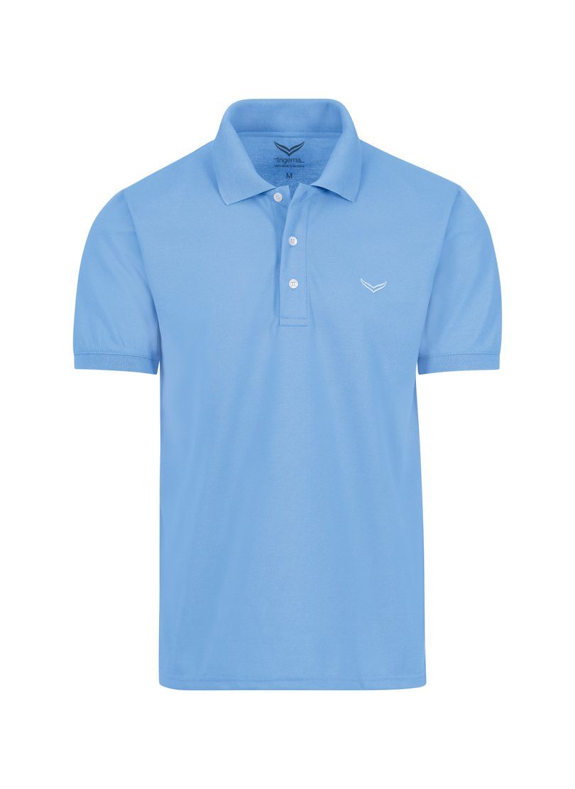Trigema Poloshirt TRIGEMA Poloshirt (1-delig) meisjes shirts maat S grijs