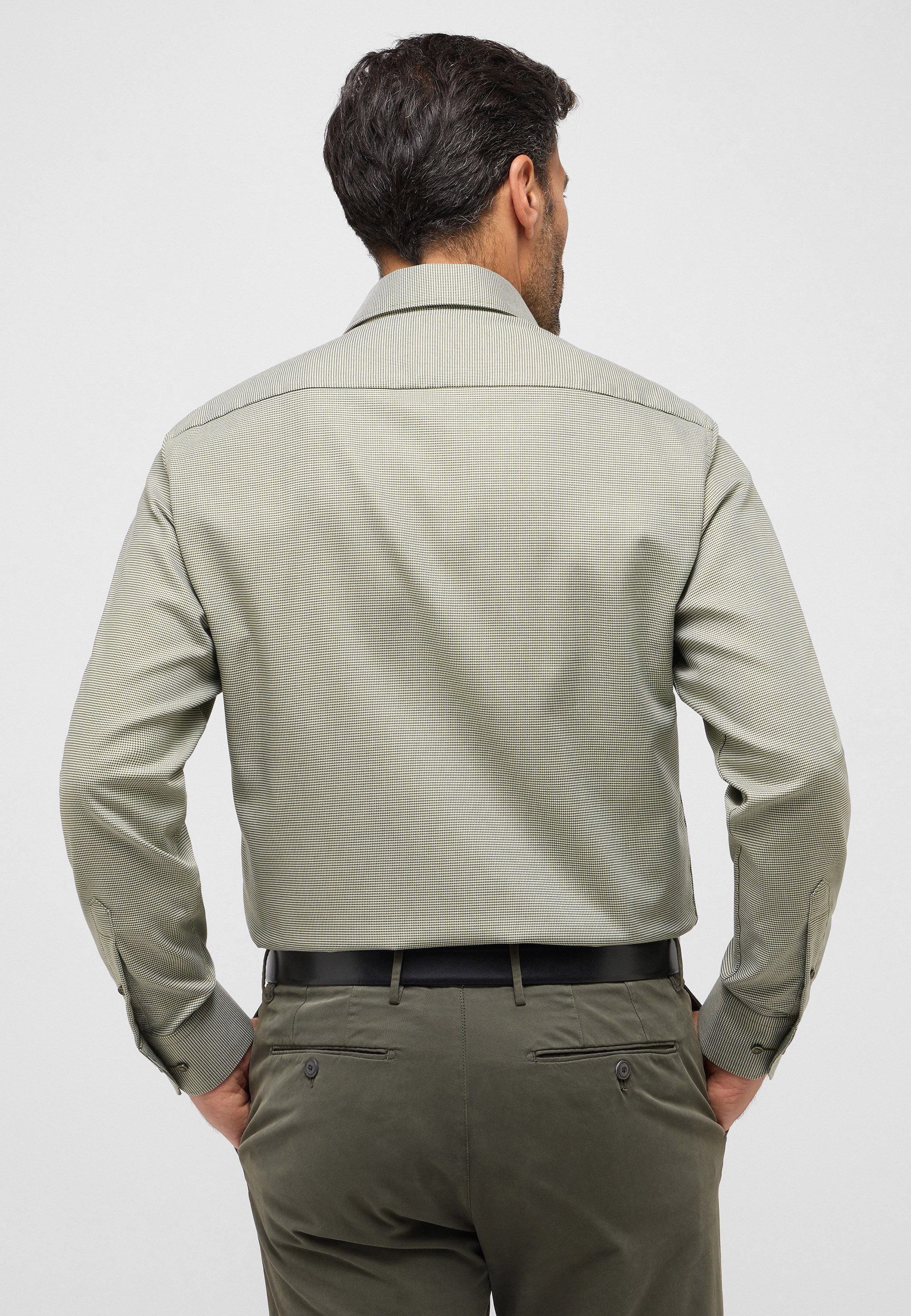 Eterna Overhemd met lange mouwen MODERN FIT NON IRON (strijkvrij)
