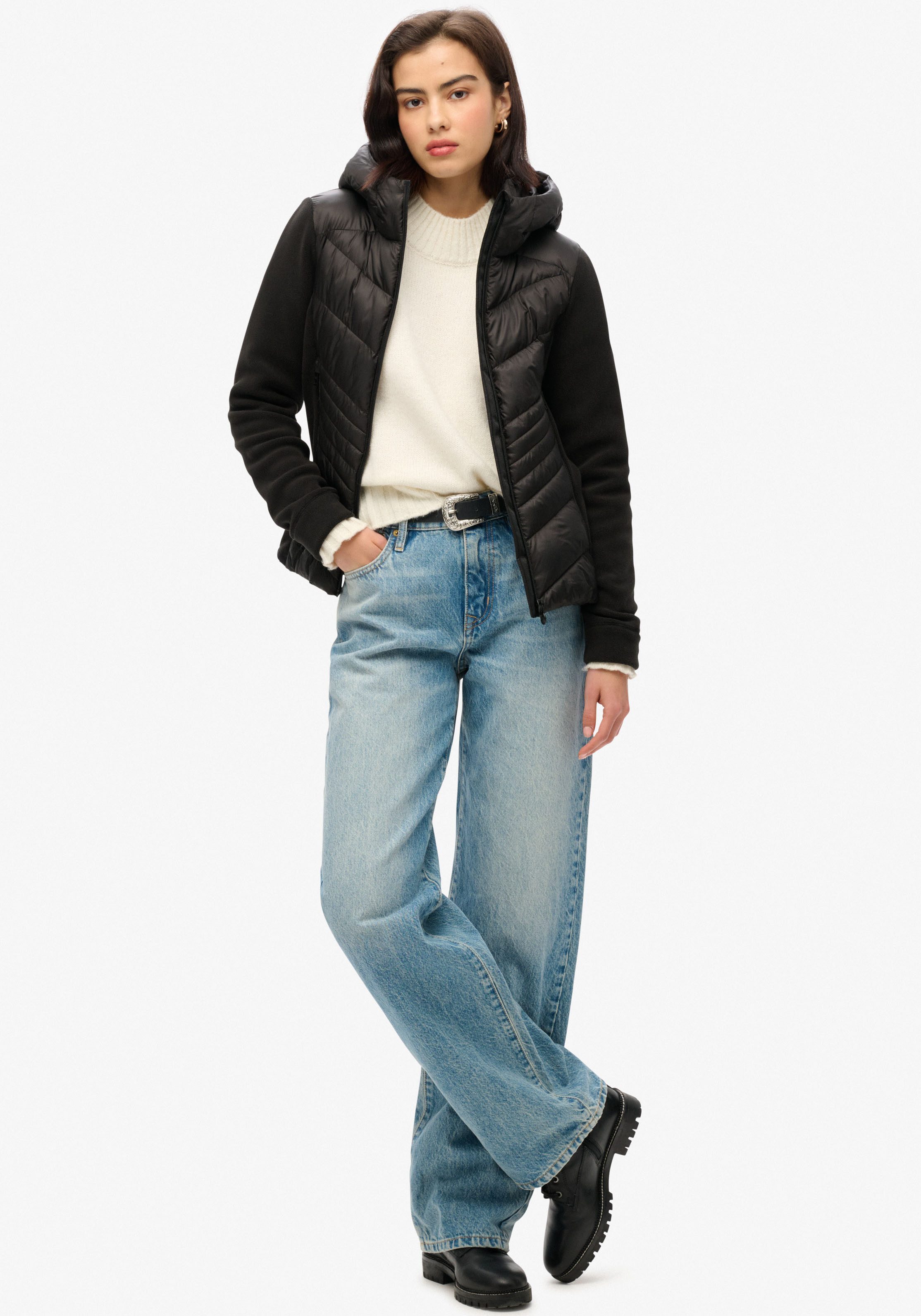 Superdry Fleecejack HOODED STORM FLEECE JKT