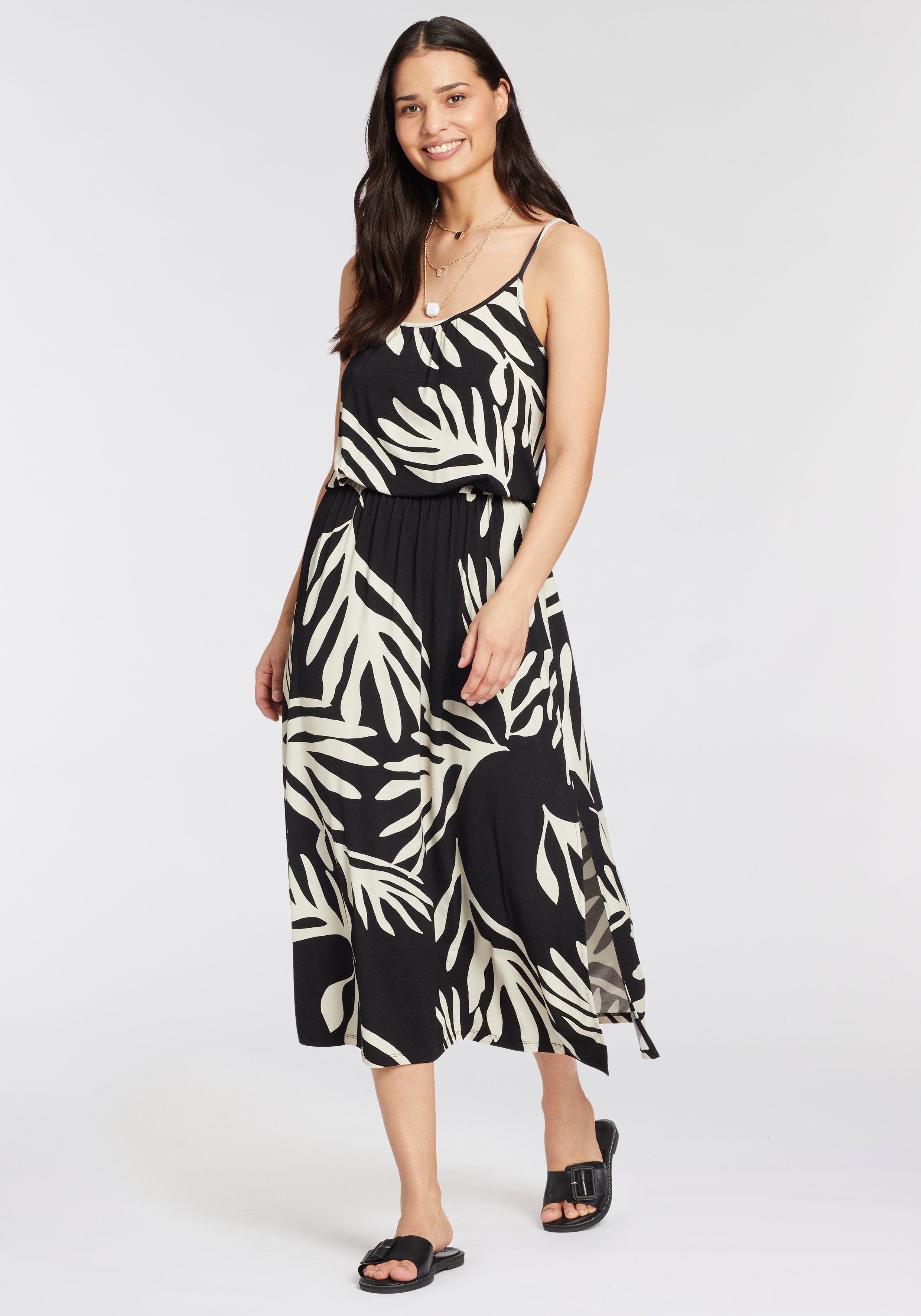 Laura Scott Zomerjurk met elegante print all-over