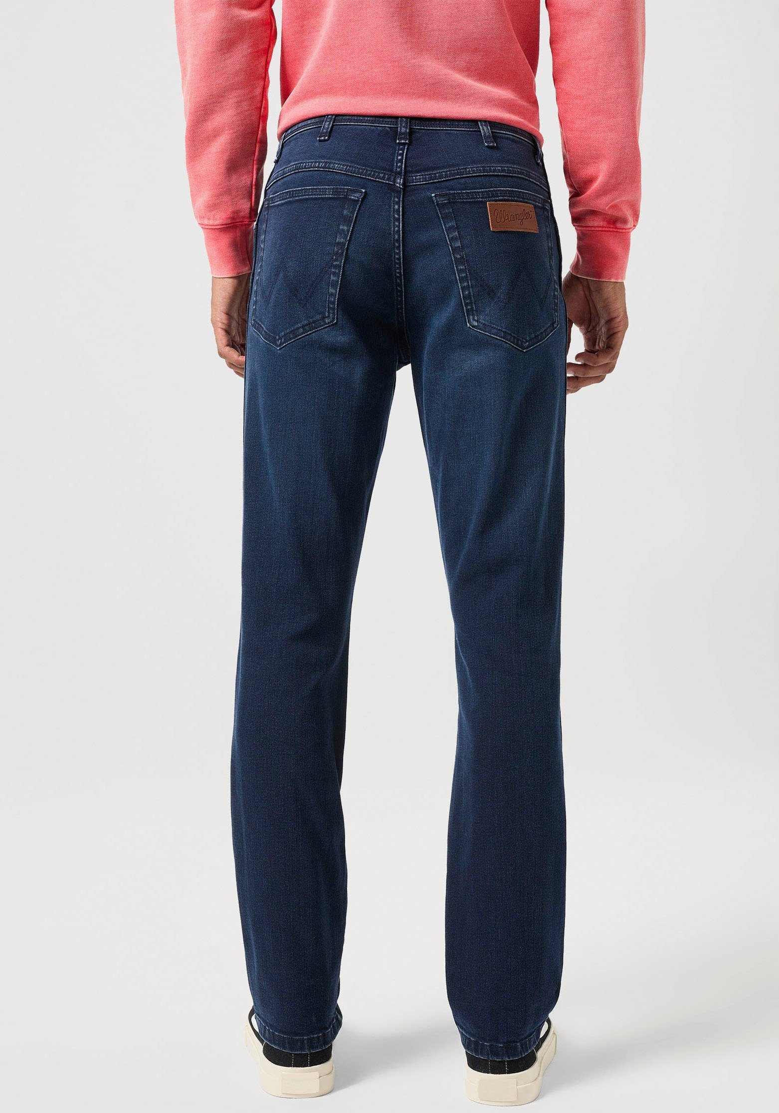 Wrangler 5-pocket jeans TEXAS SLIM FREE TO STRETCH Vrij om te rekken materiaal