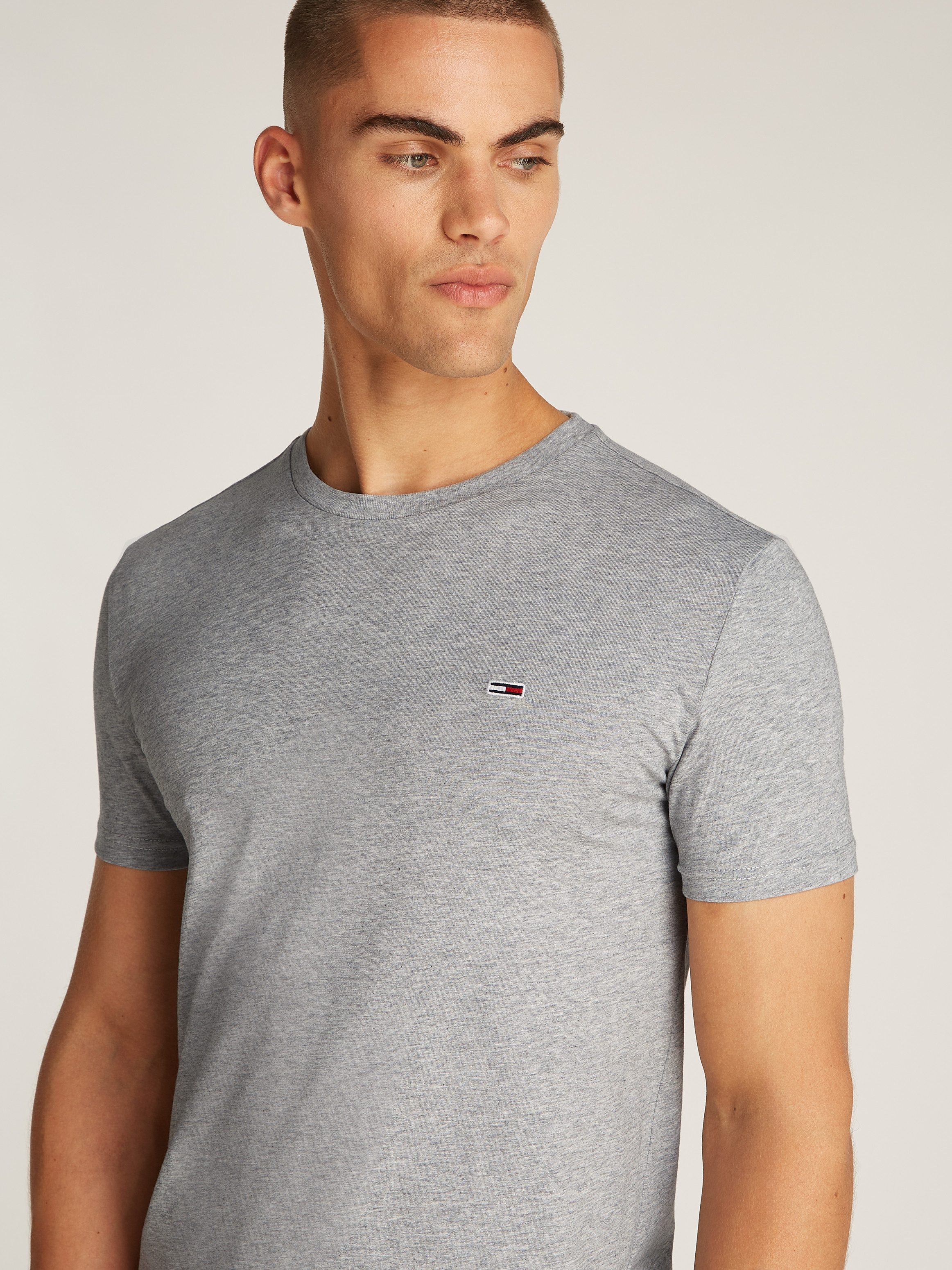 TOMMY JEANS T-shirt TJM XSLIM JASPE HTR TEE EXT