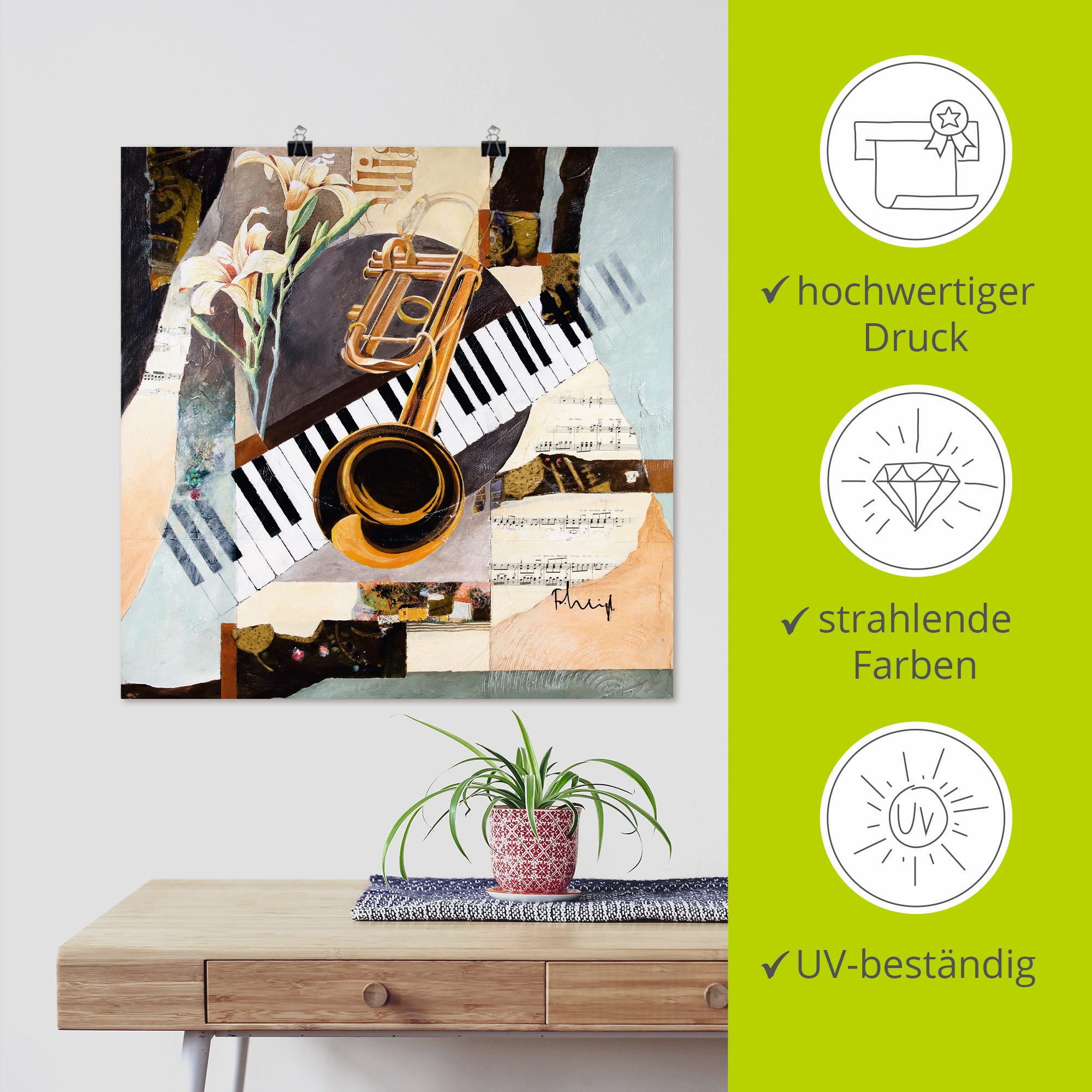 Artland Artprint Toscane Herinneringen als artprint op linnen, poster in verschillende formaten maten