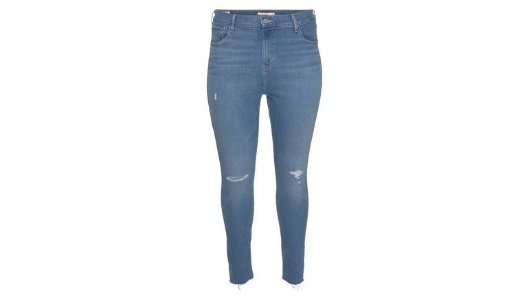 Levi’s® Plus Skinny fit jeans Met gerafelde zoom