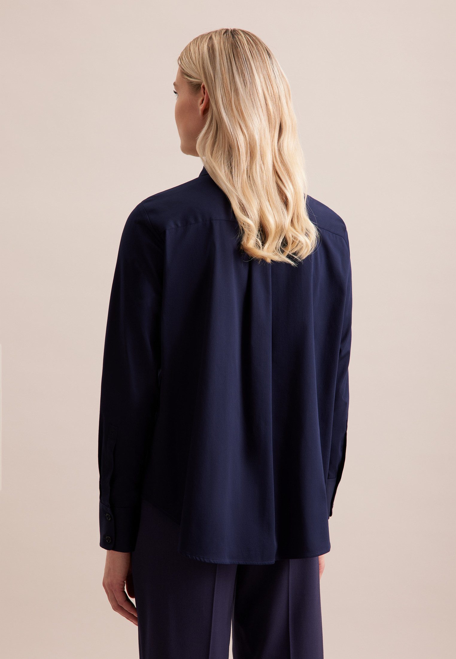 seidensticker Overhemdblouse 1/1 kraag uni