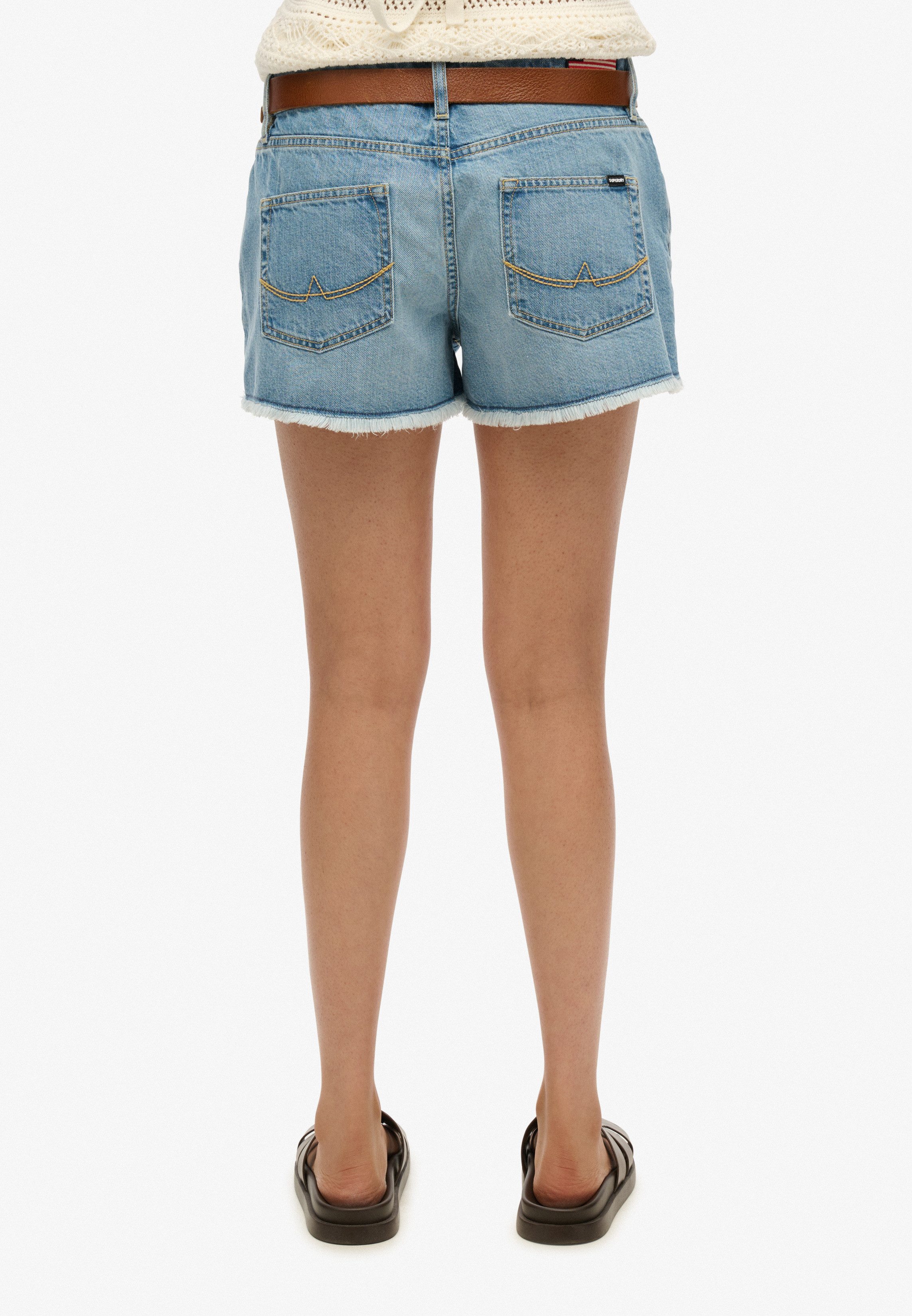 Superdry Jeanshotpants MID RISE DENIM HOT SHORT