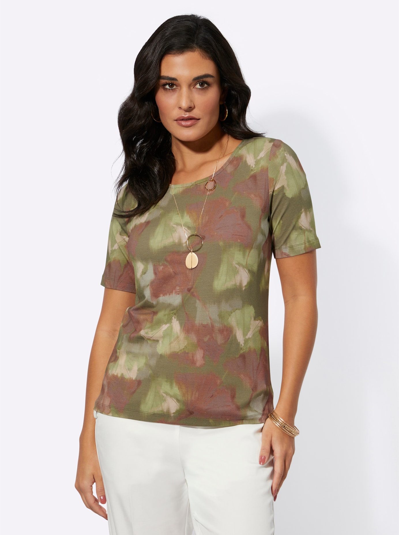 Creation L Shirt met korte mouwen Gedessineerd shirt (1-delig)