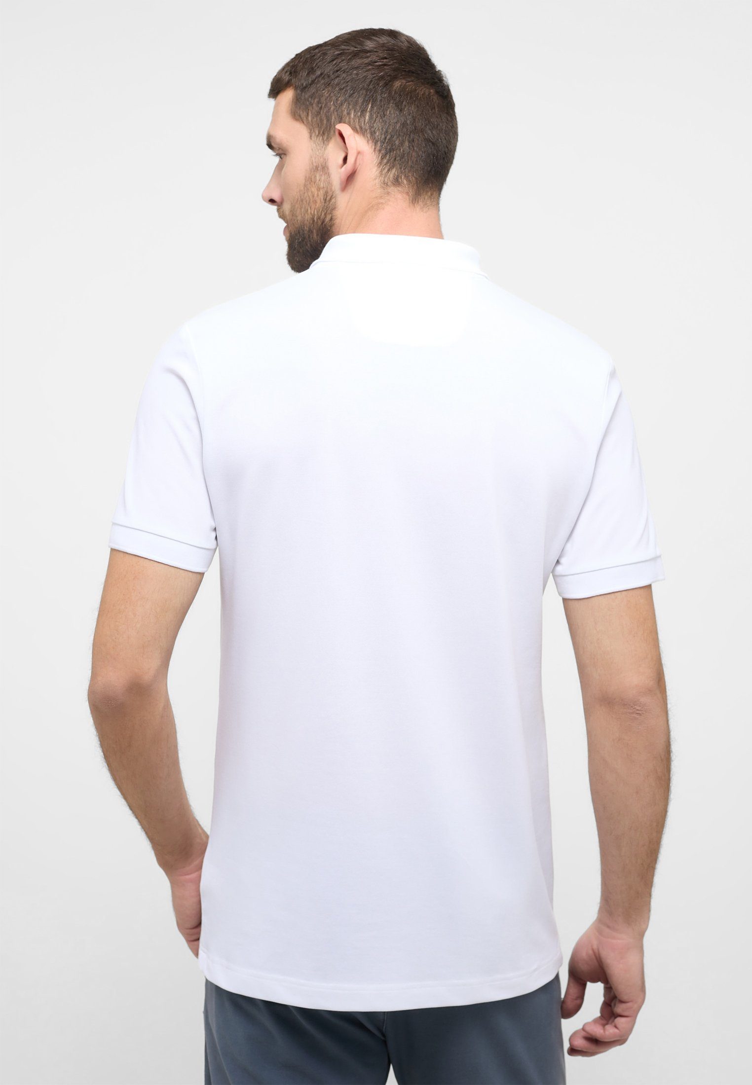 Eterna Poloshirt met lange mouwen MODERN FIT