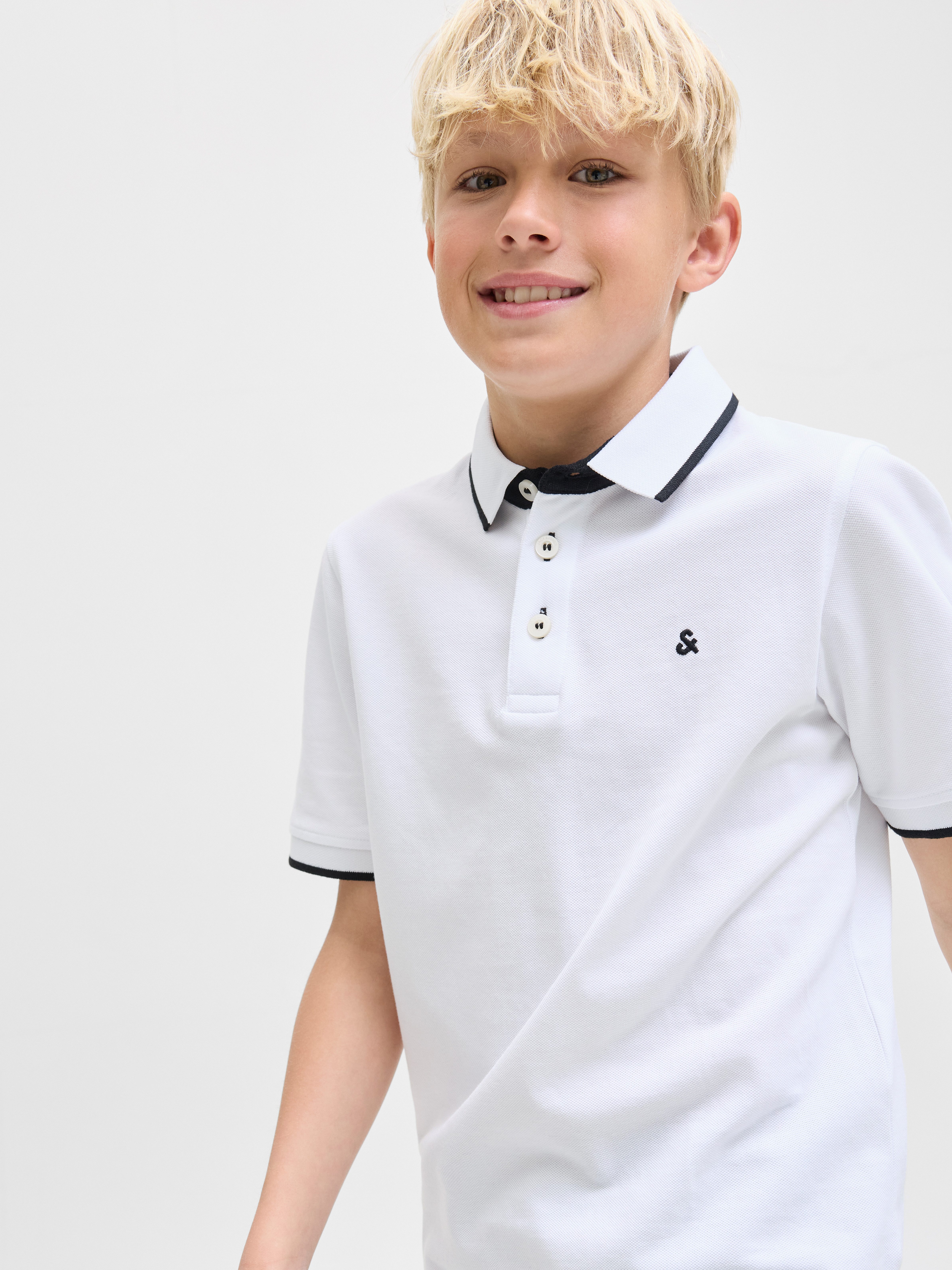 Jack & Jones Junior Poloshirt JJEPAULOS POLO SS NOOS JNR