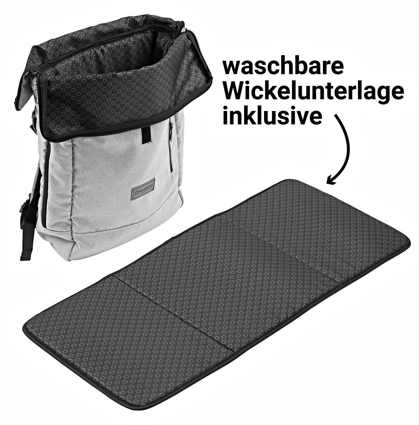 Gesslein Luierrugzak N°6, gevlekt mintgroen