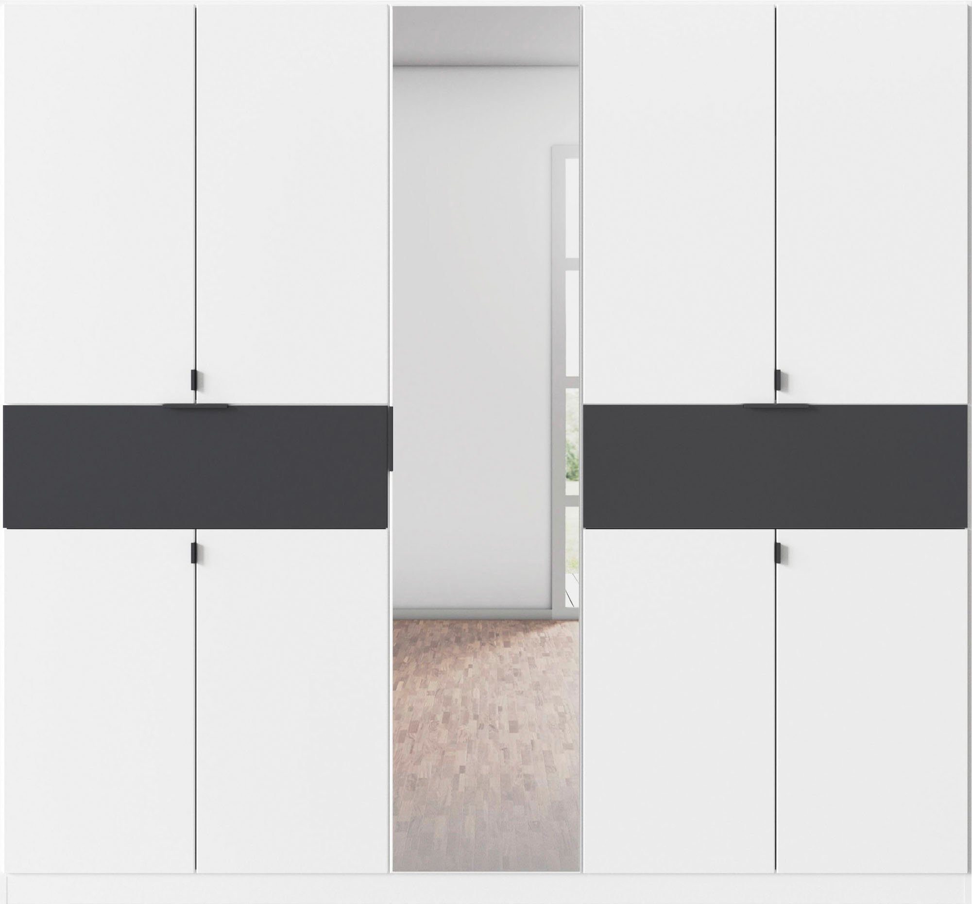 rauch Draaideurkast Kledingkast kast garderobe waskast TICAO met 2 ruime lades, veel opbergruimte made in germany