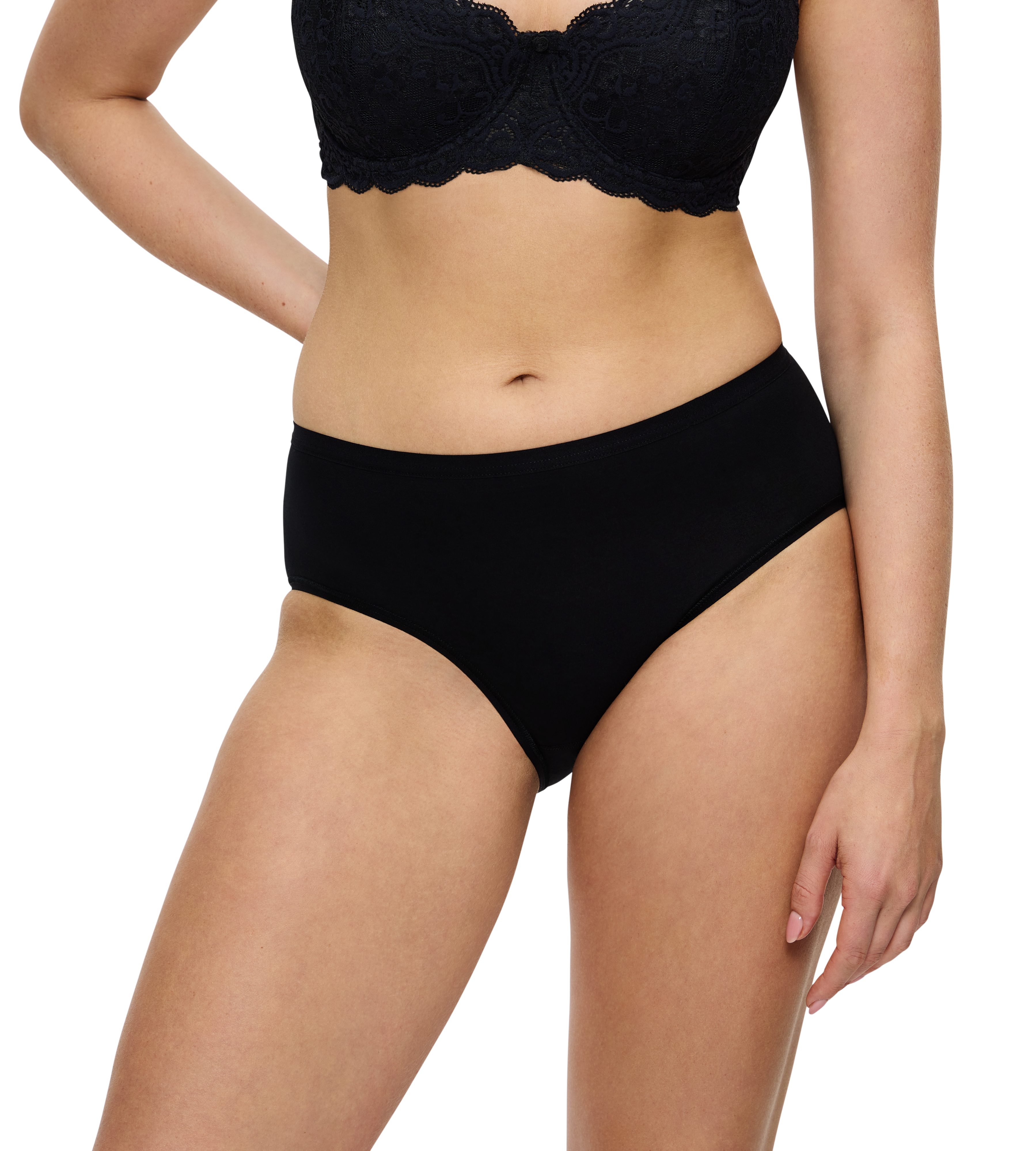 Triumph Midislip Sense Of Cotton zacht, zonder zijnaden, elastisch (Set van 2)