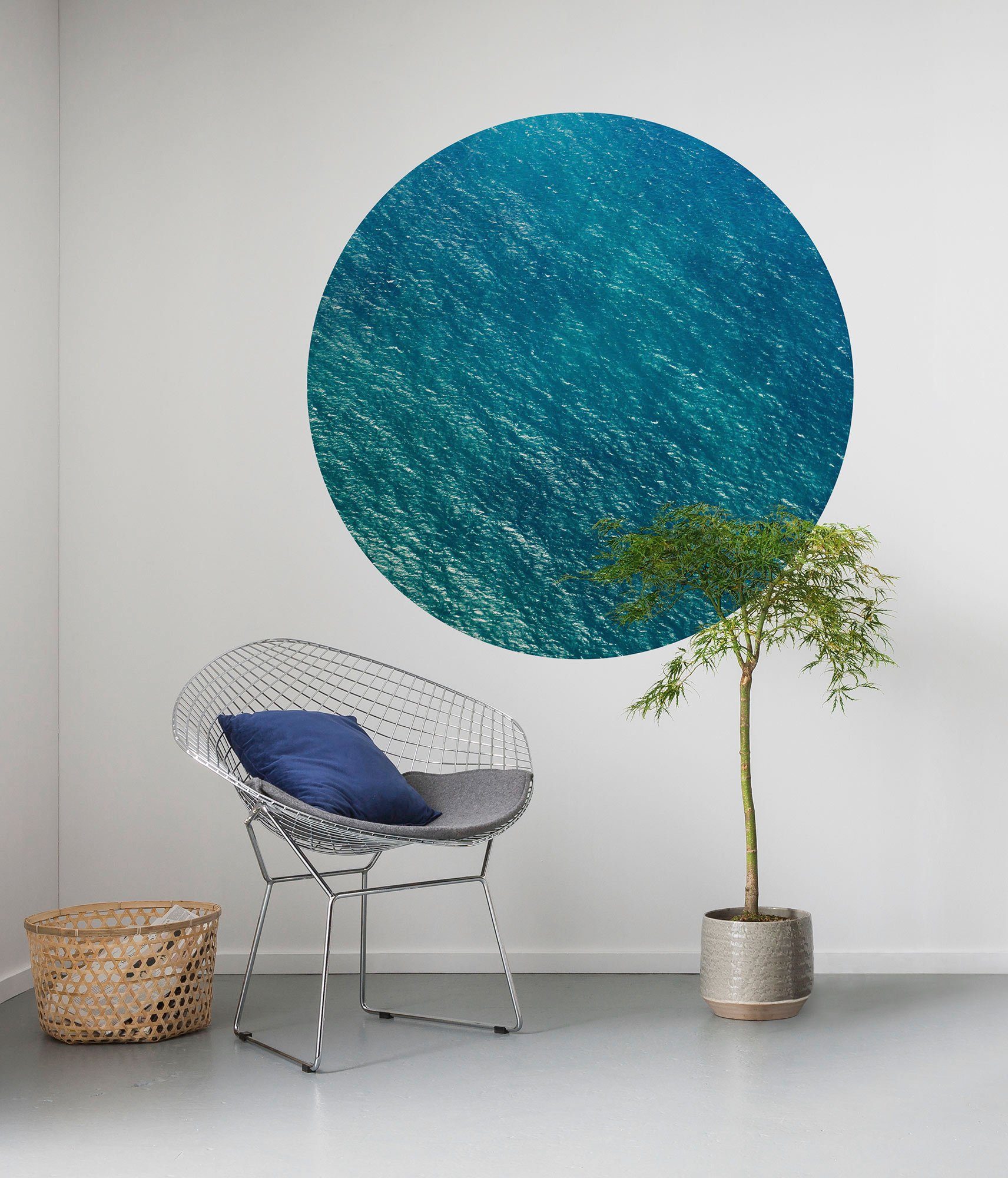 Komar Fotobehang Zelfklevend vlies - Calm - Afmeting 125 x 125 cm (1 stuk)